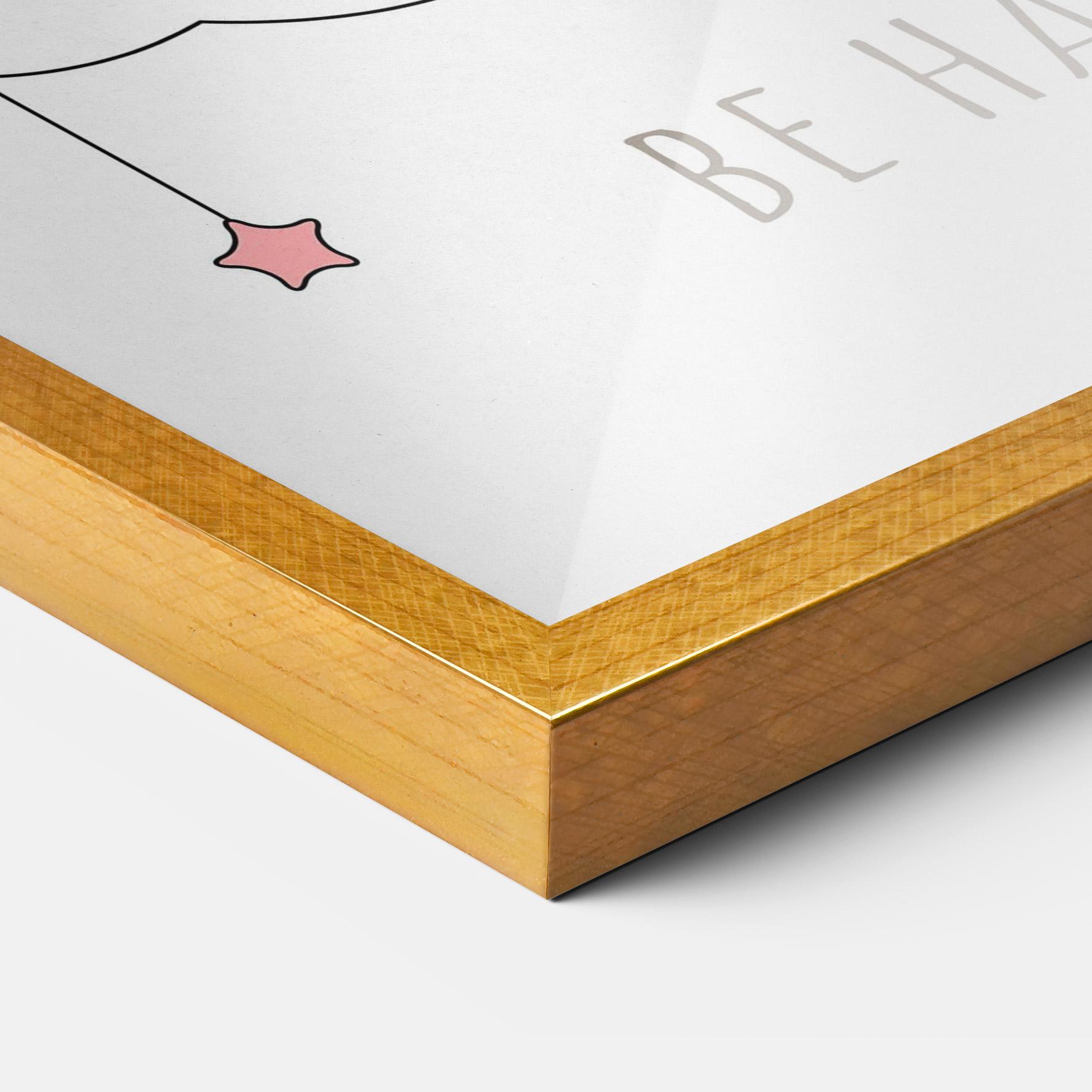 Poster Înrămat Be Happy Day mockup 3