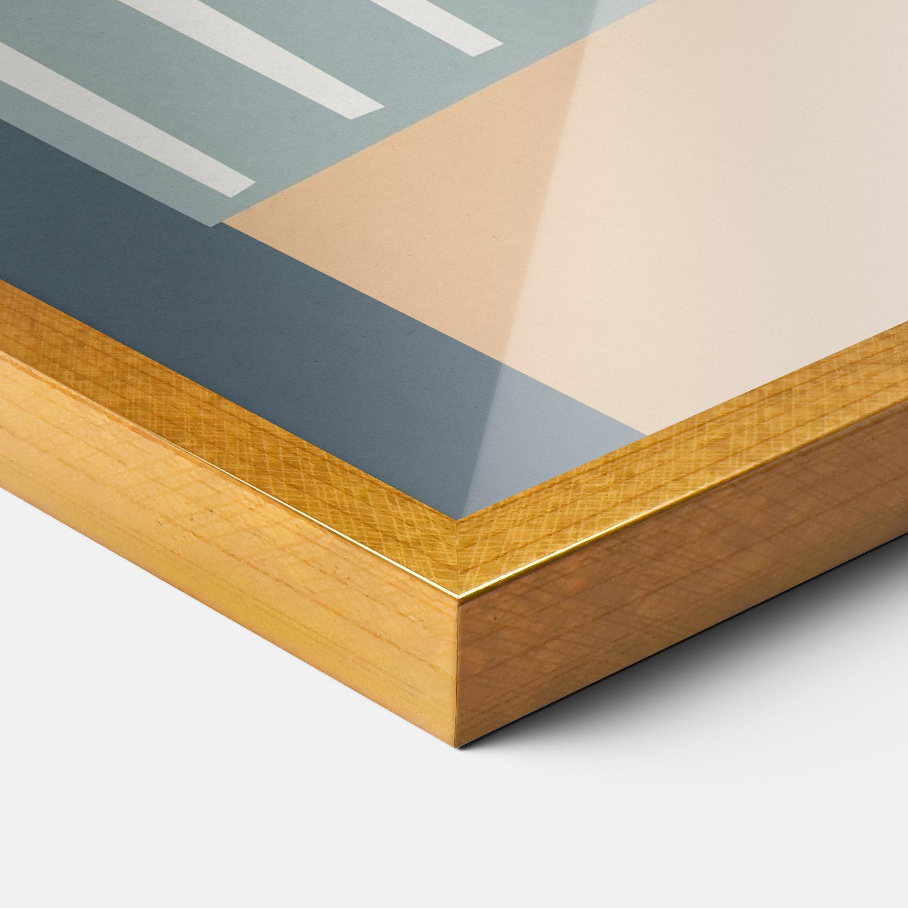 Poster Înrămat Cute White Tiger mockup 3