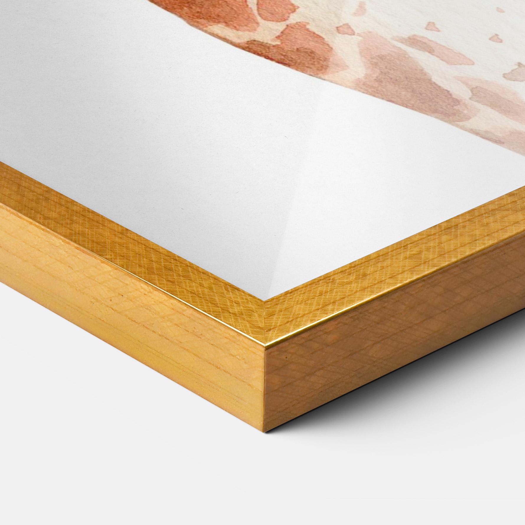 Poster Înrămat Girafa Calma mockup 3