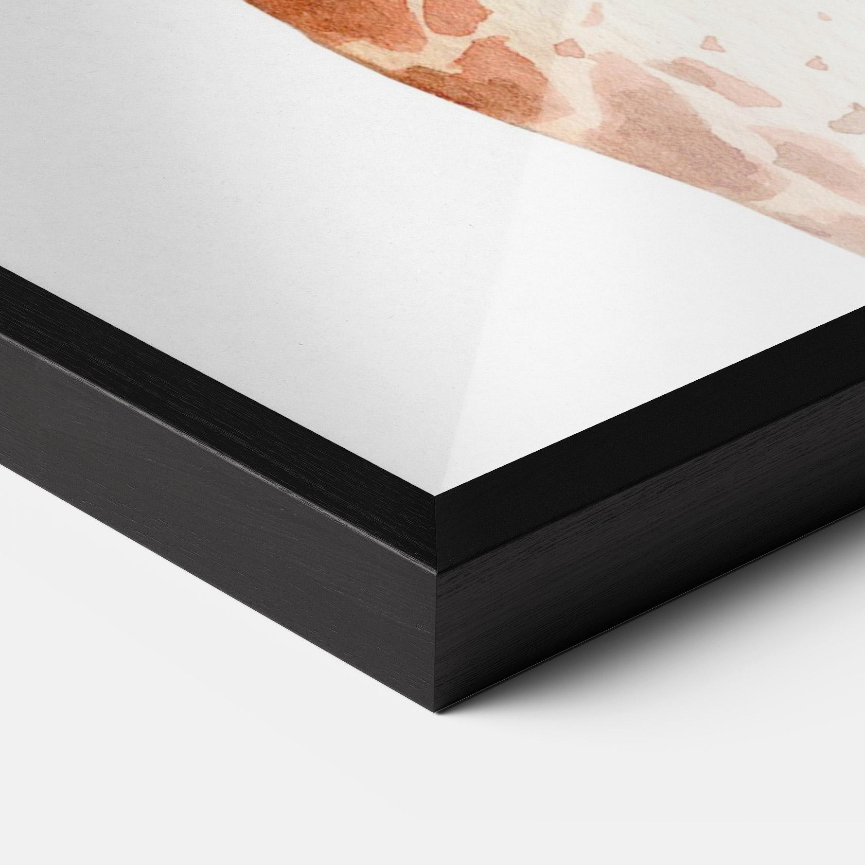 Poster Înrămat Girafa Calma mockup 3