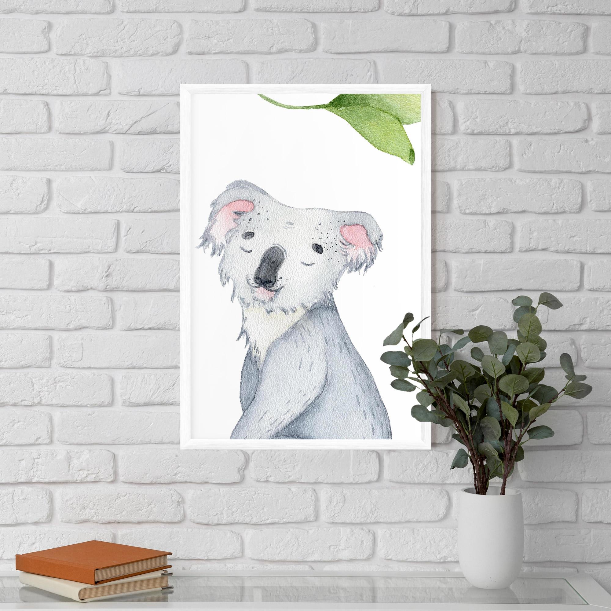 Poster Înrămat Baby Koala mockup 5