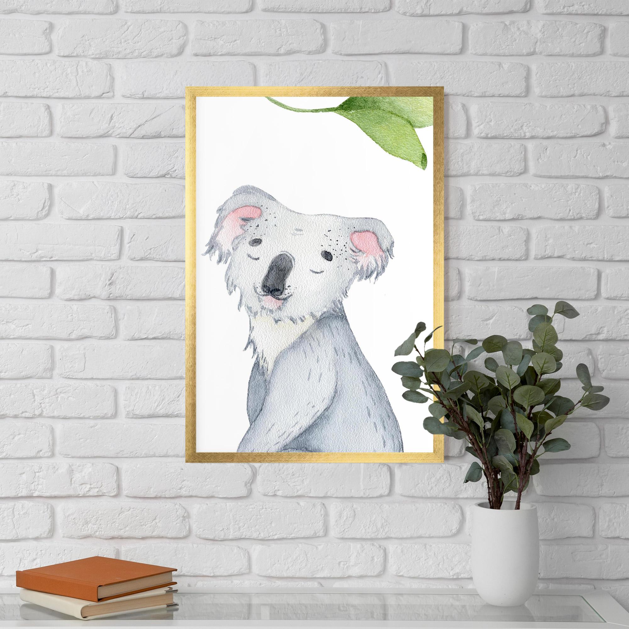 Poster Înrămat Baby Koala mockup 5