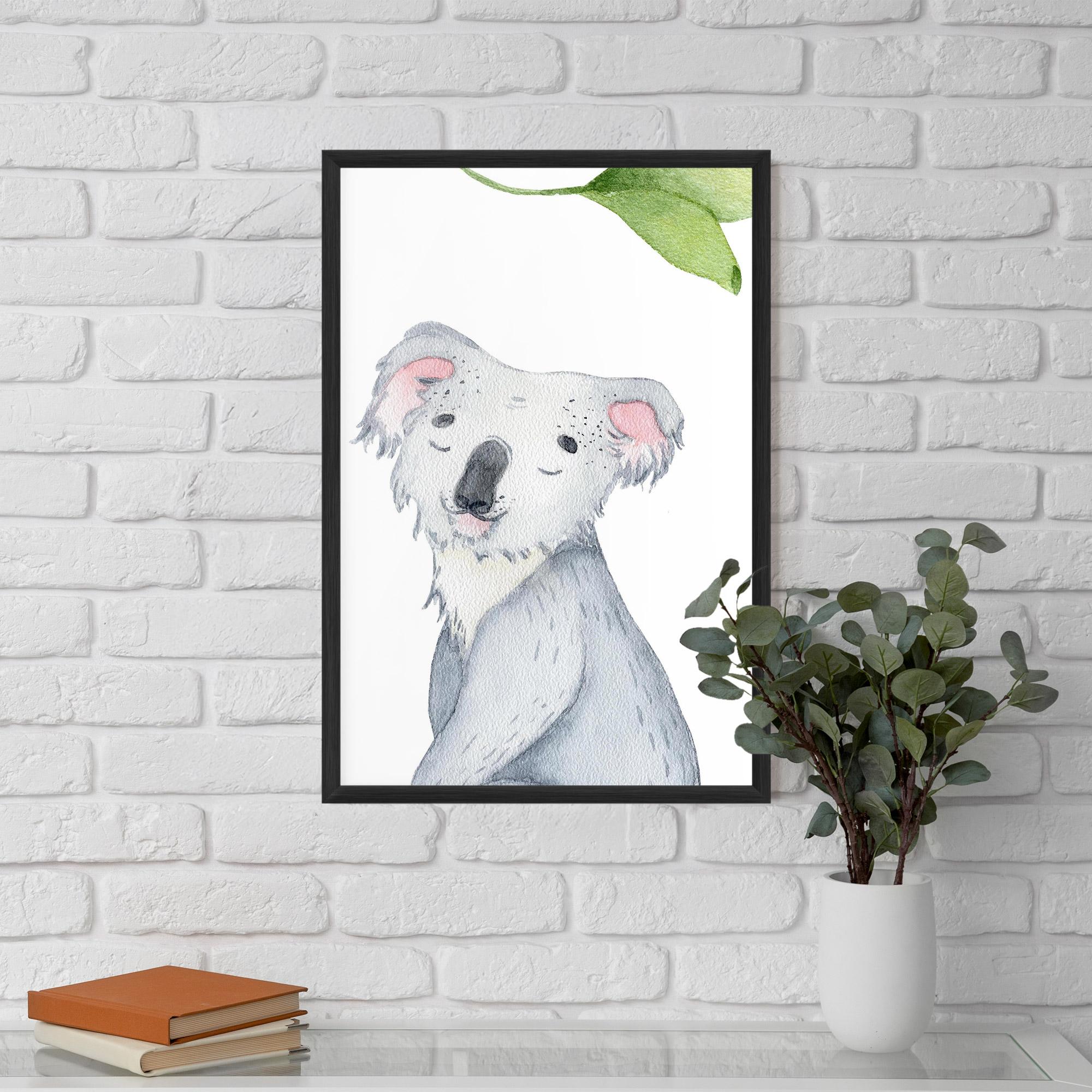 Poster Înrămat Baby Koala mockup 5