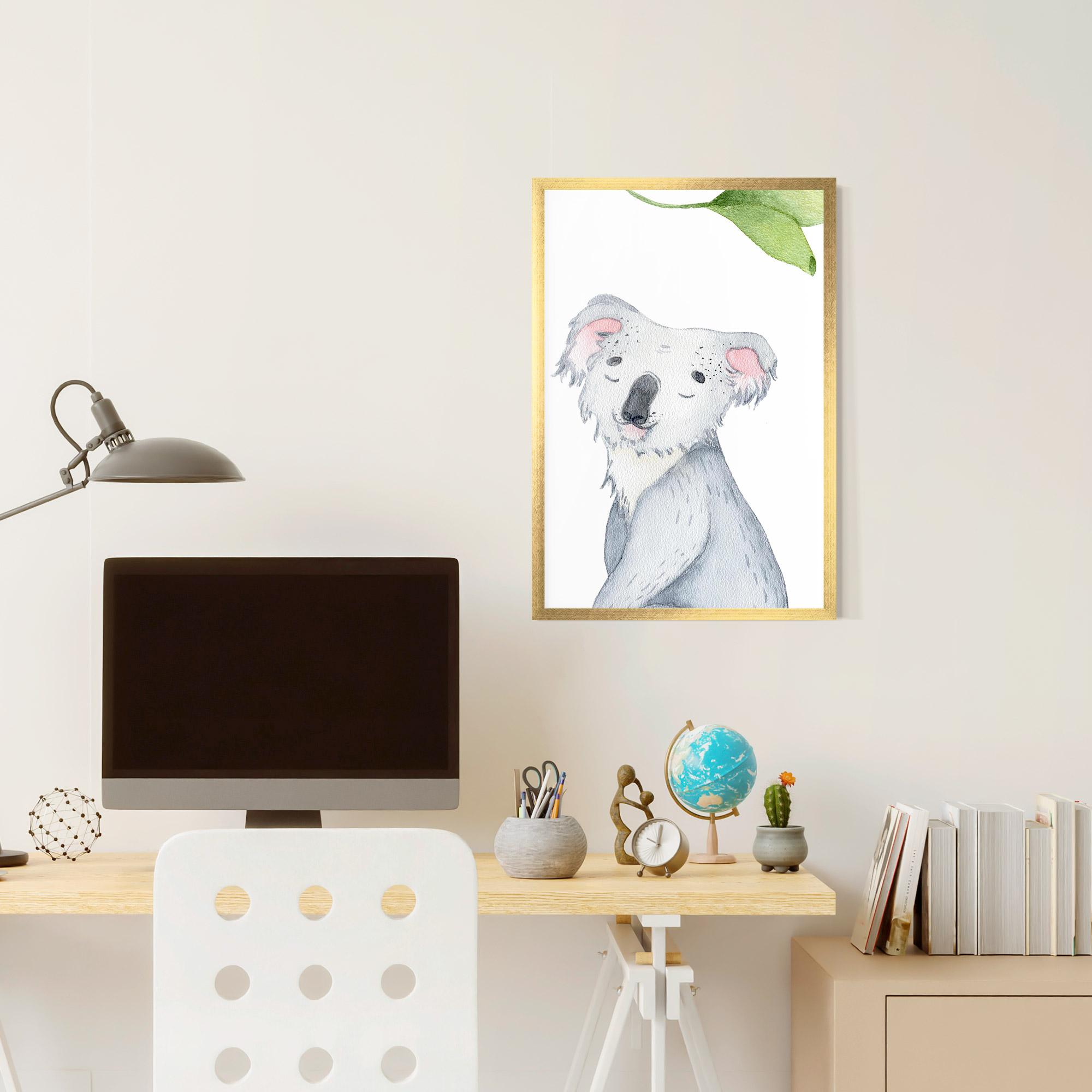 Poster Înrămat Baby Koala mockup 6