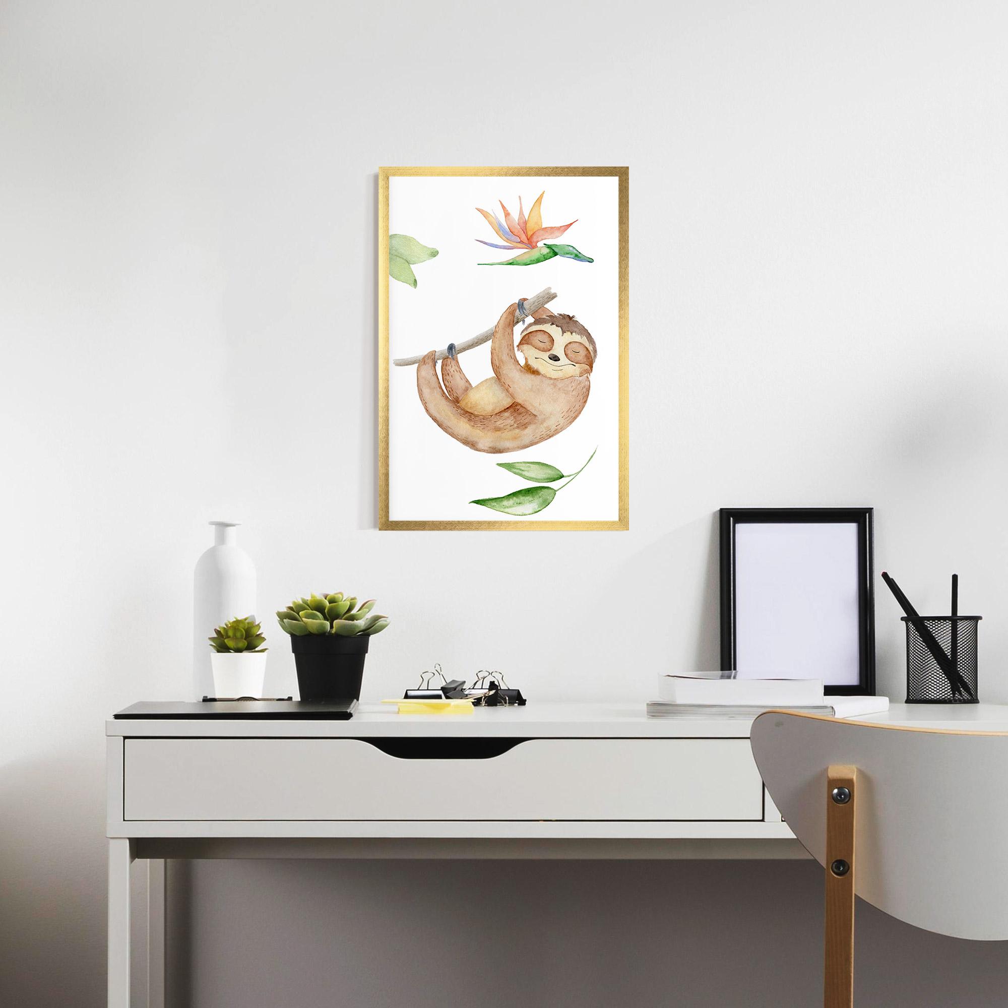 Poster Înrămat Lenes Somnoros mockup 7