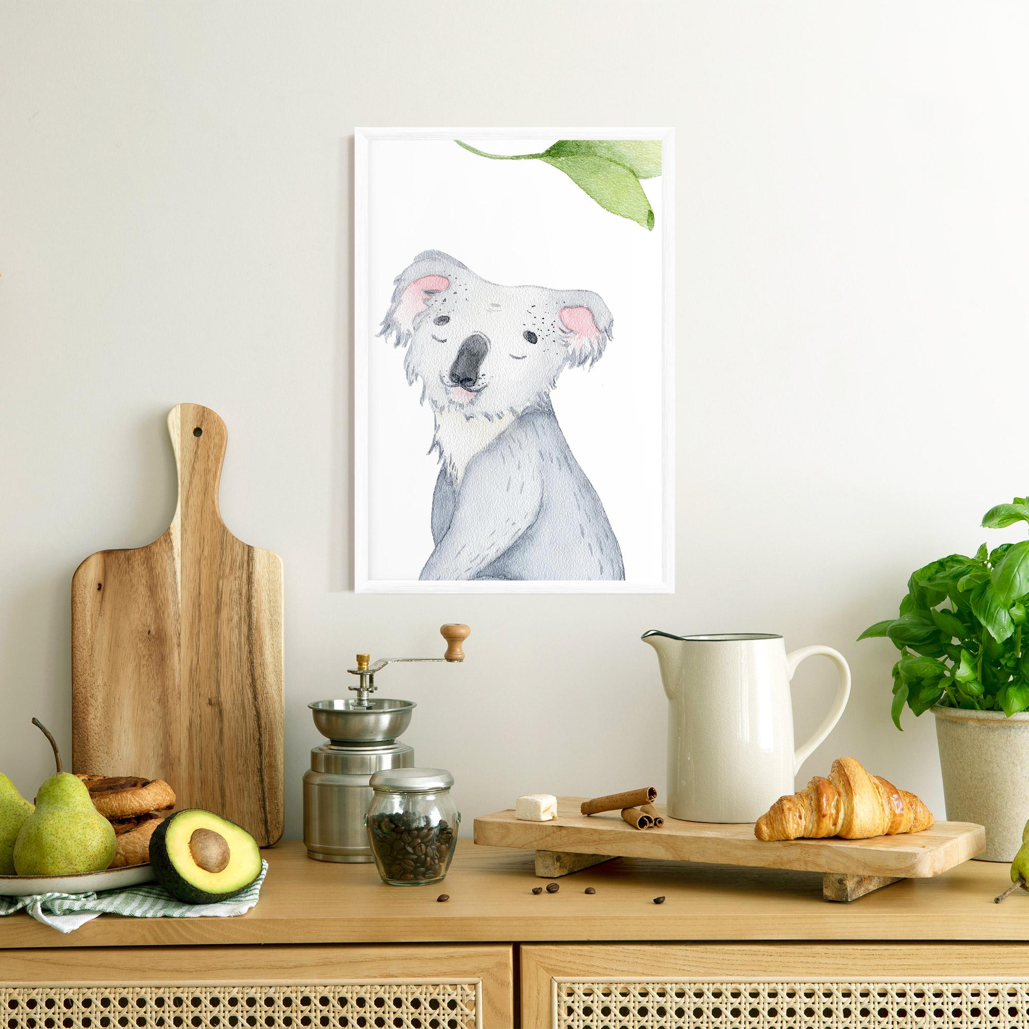 Poster Înrămat Baby Koala mockup 8