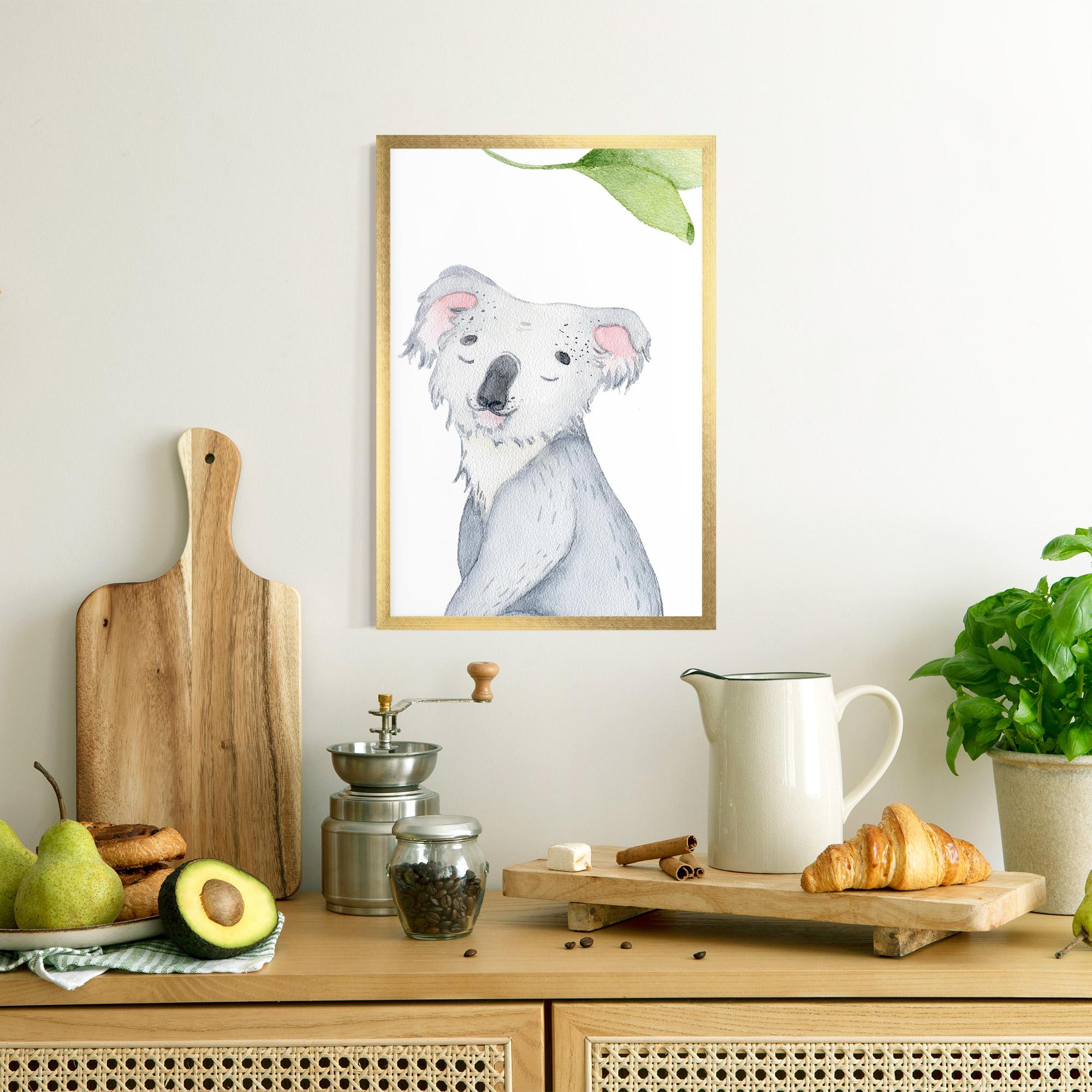 Poster Înrămat Baby Koala mockup 8