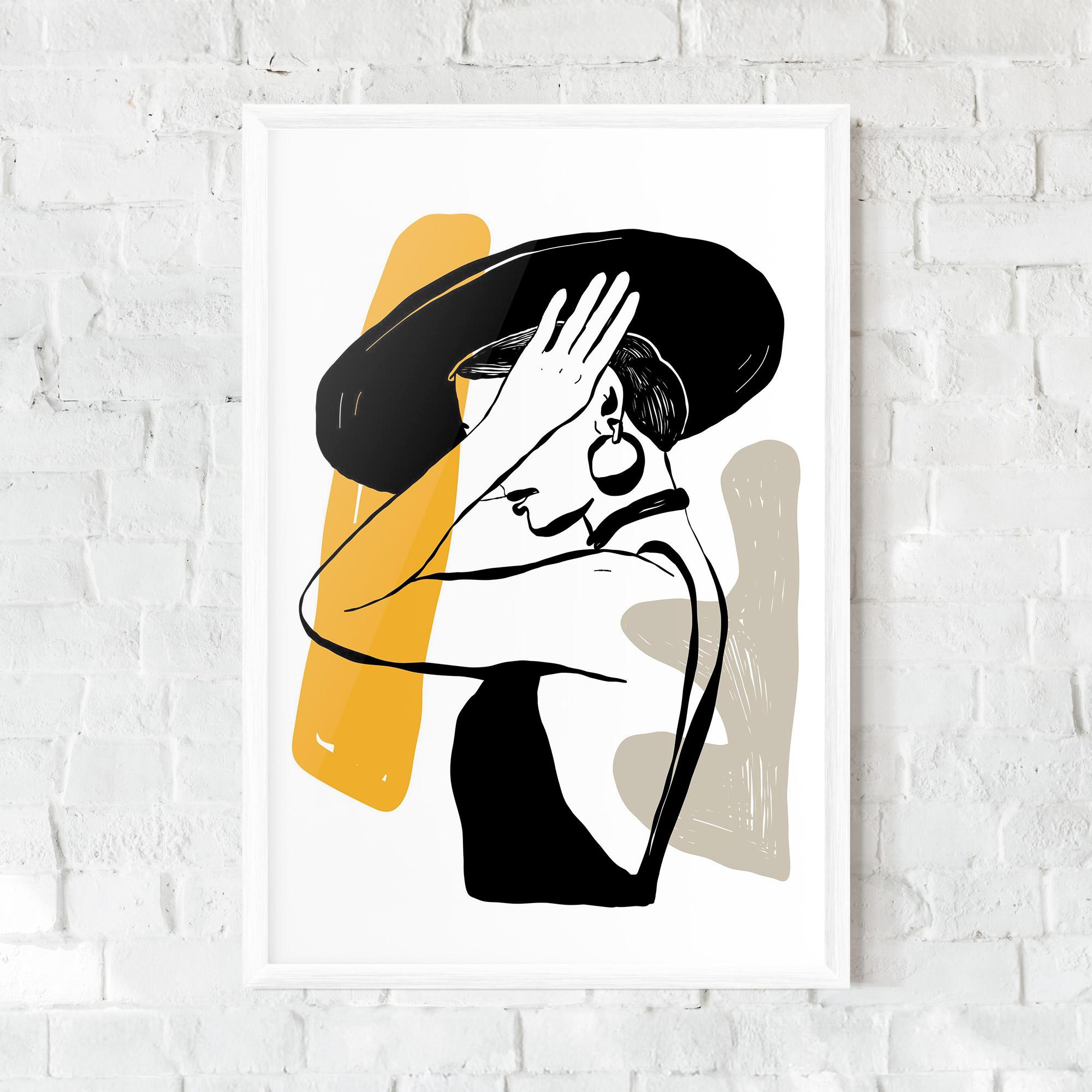 Poster Înrămat Big Earring mockup 0