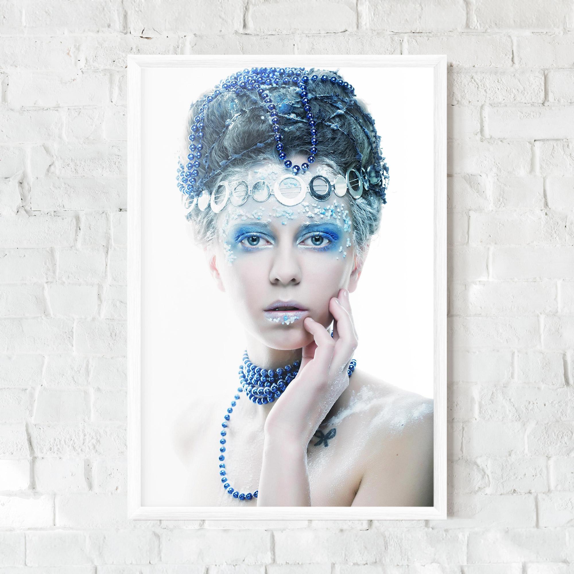 Poster Înrămat Blue Fairy Woman mockup 0