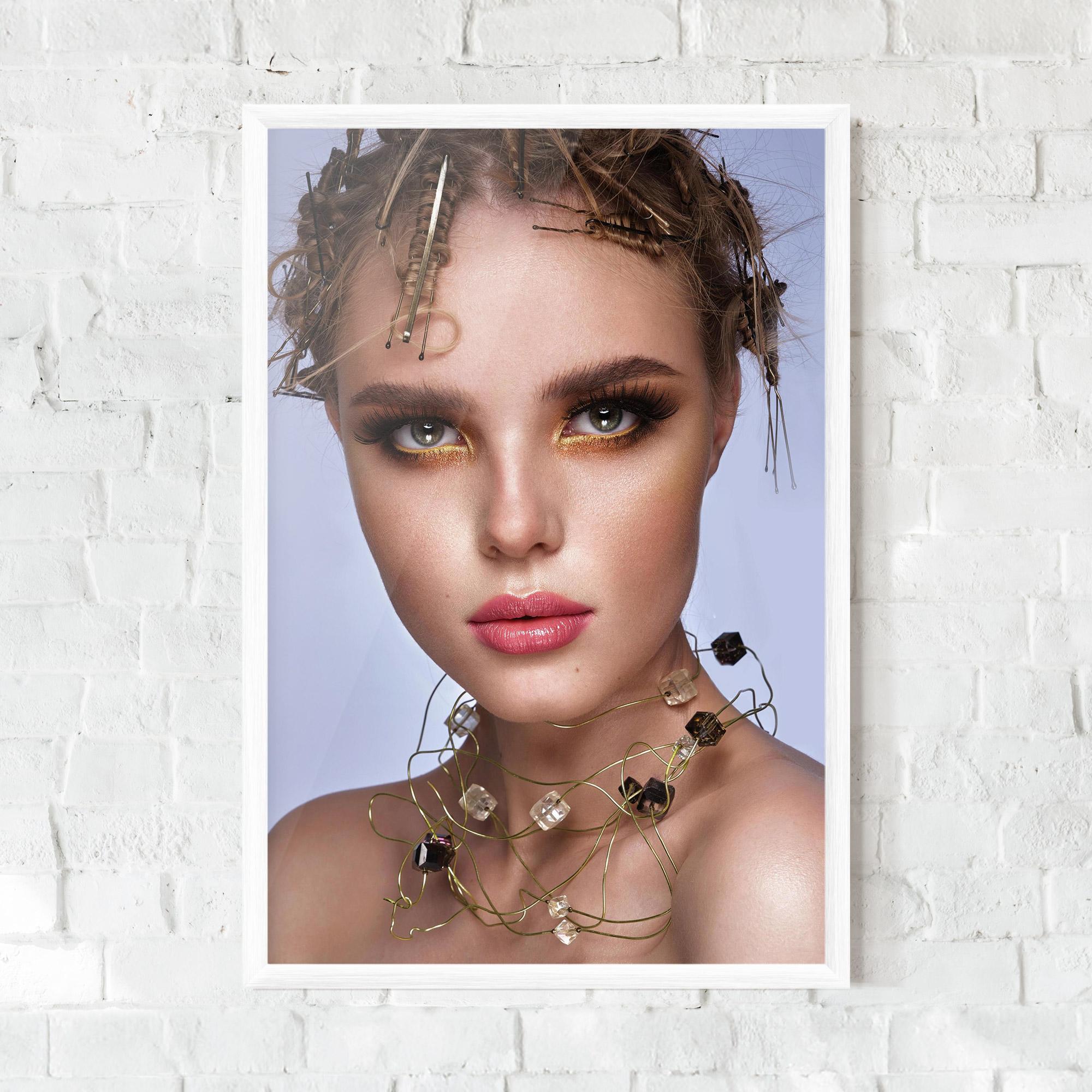 Poster Înrămat Gold Abstract Accessory mockup 0