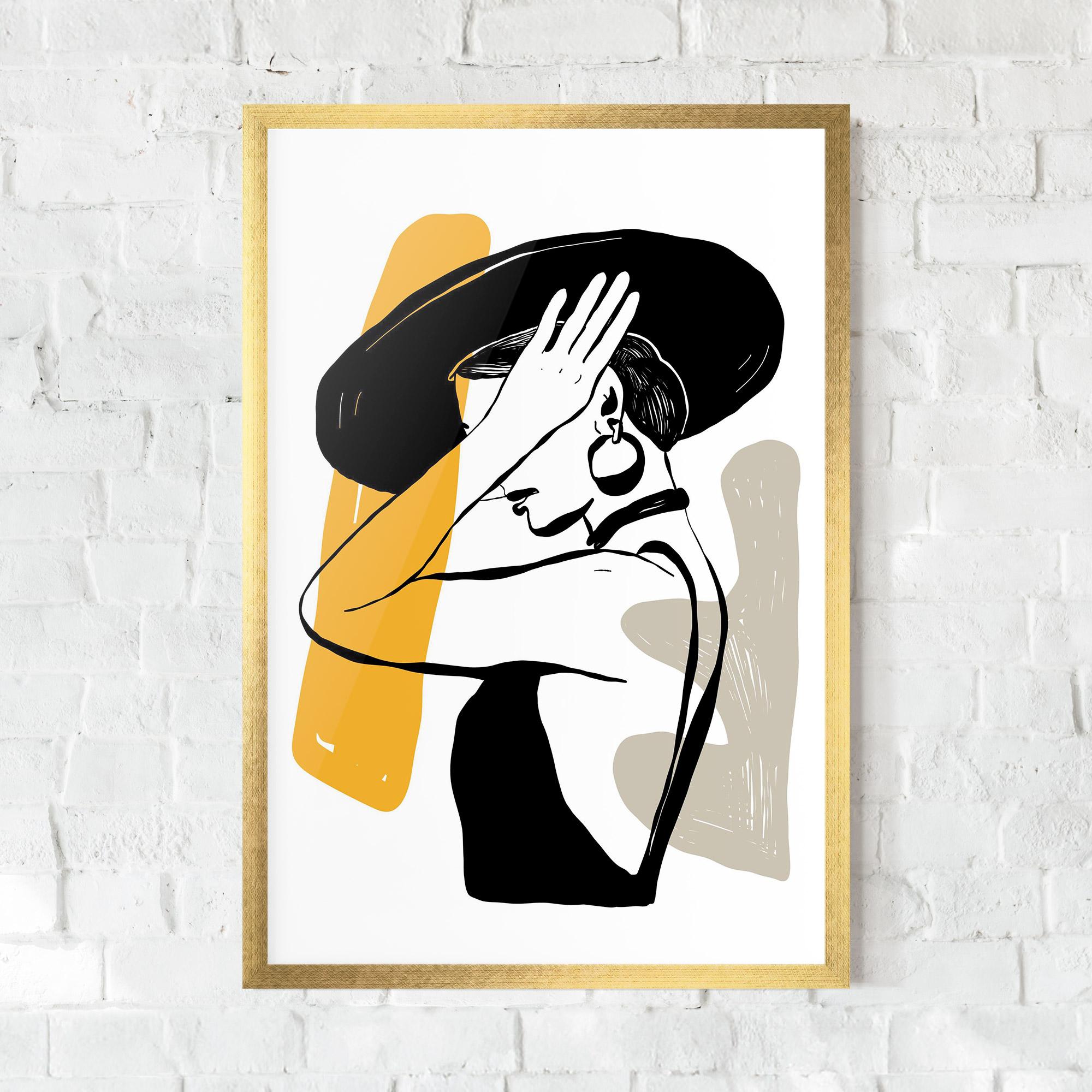 Poster Înrămat Big Earring mockup 0