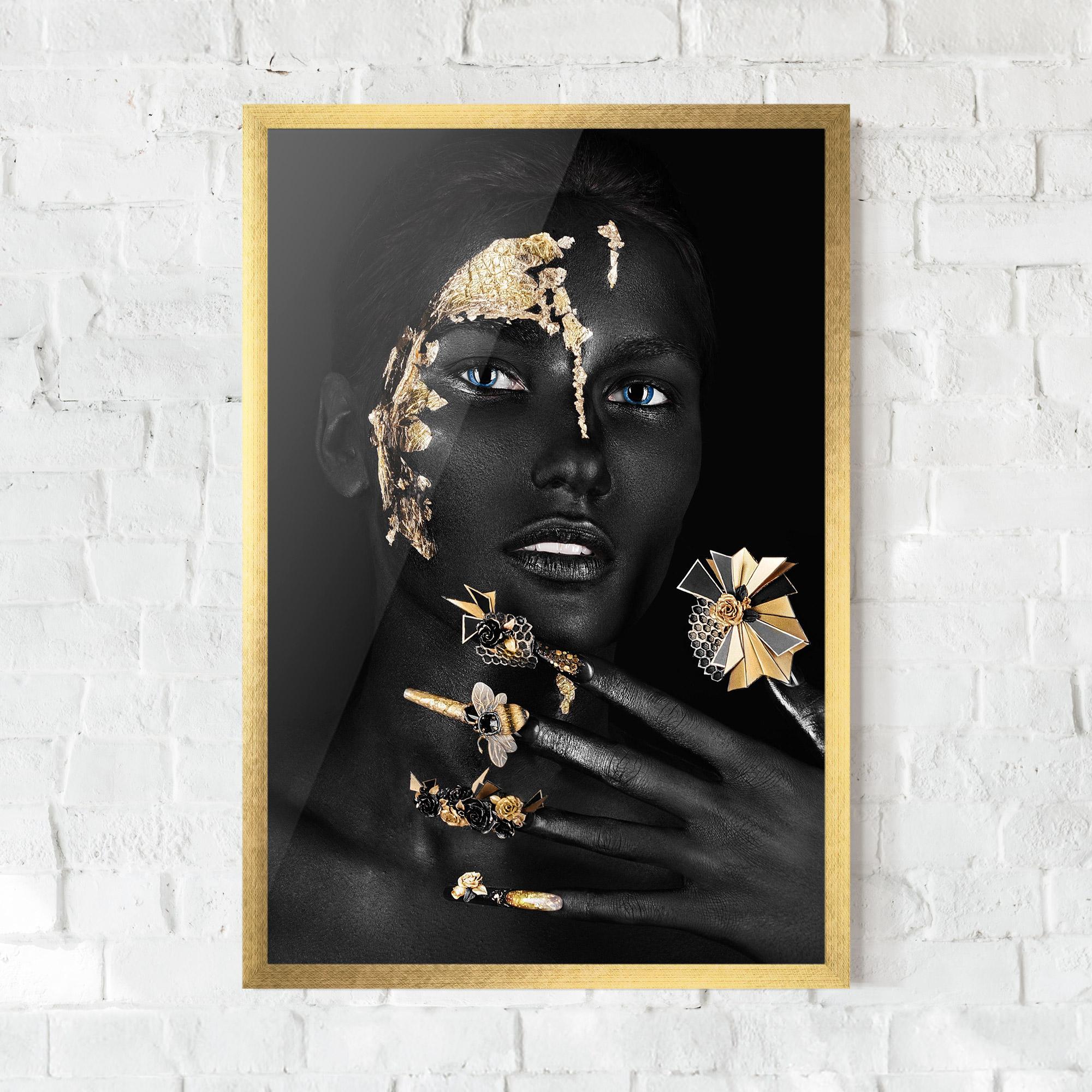 Poster Înrămat Black Art Makeup mockup 0