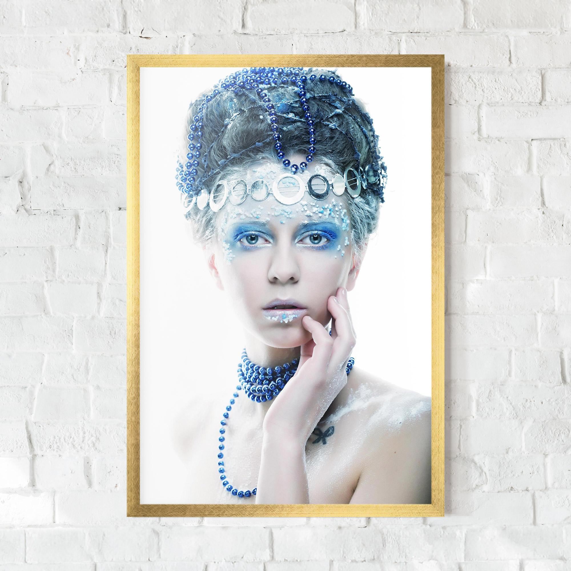 Poster Înrămat Blue Fairy Woman mockup 0