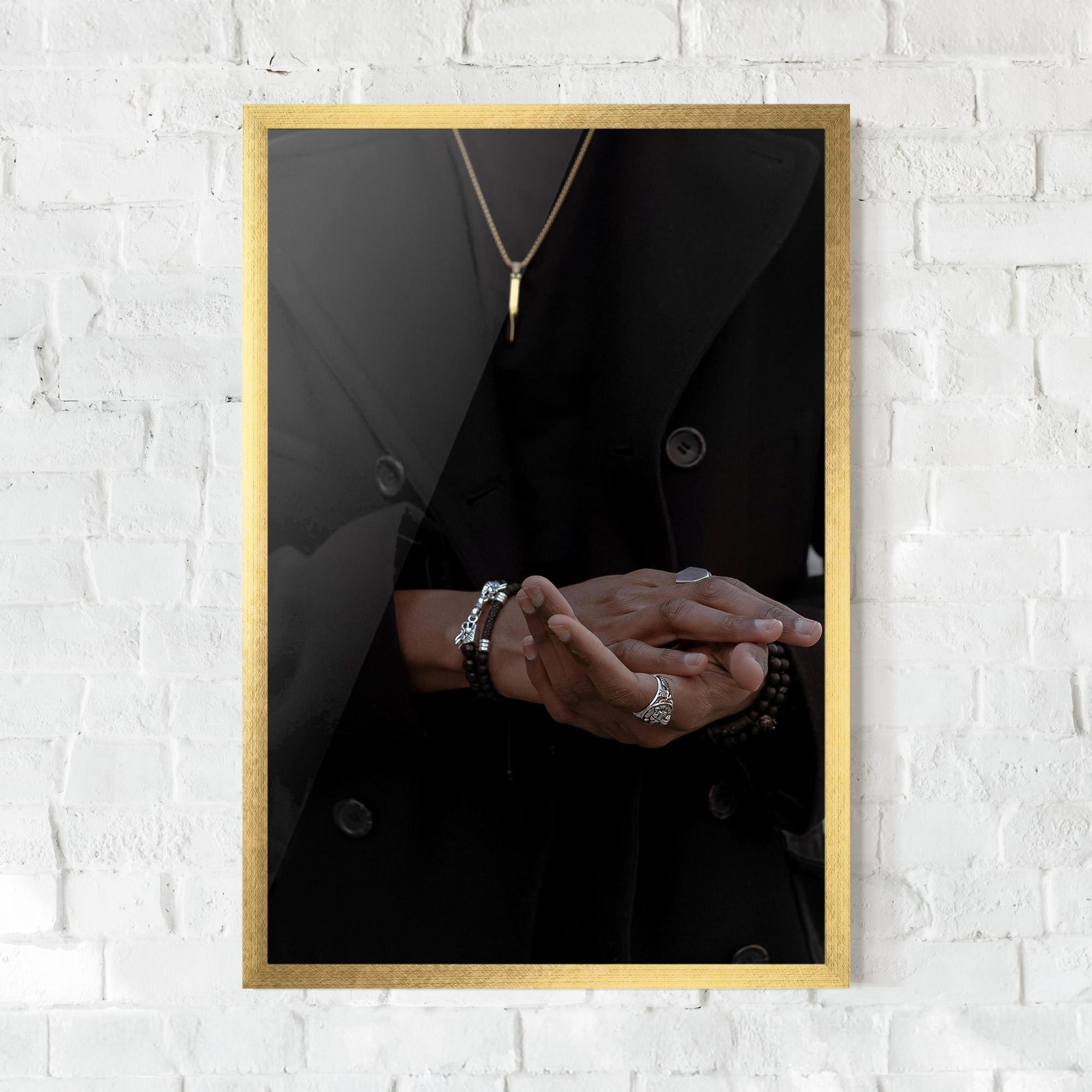 Poster Înrămat Man Accessories mockup 0