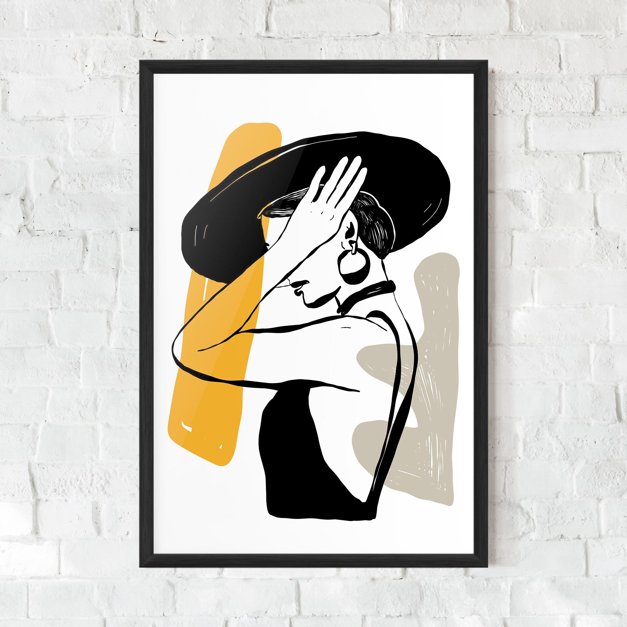 Poster Înrămat Big Earring mockup 0