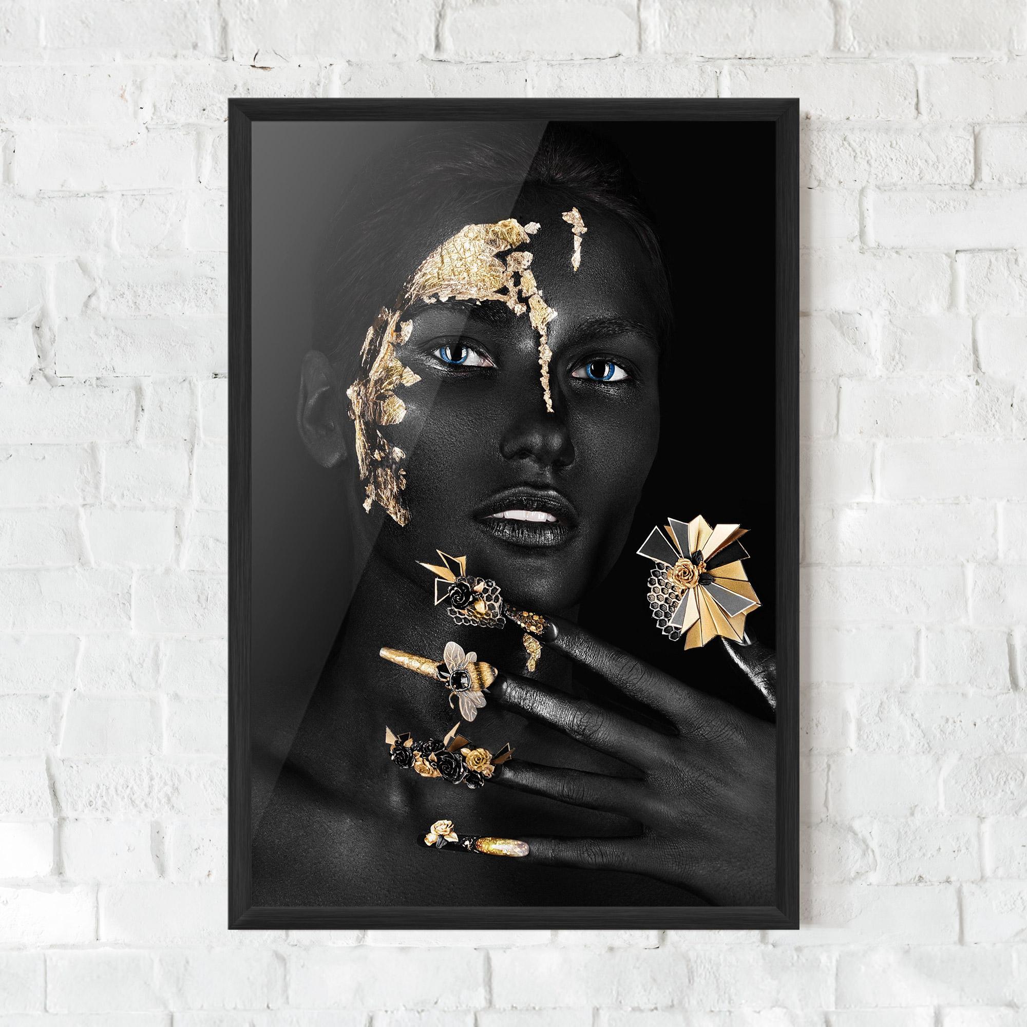 Poster Înrămat Black Art Makeup mockup 0