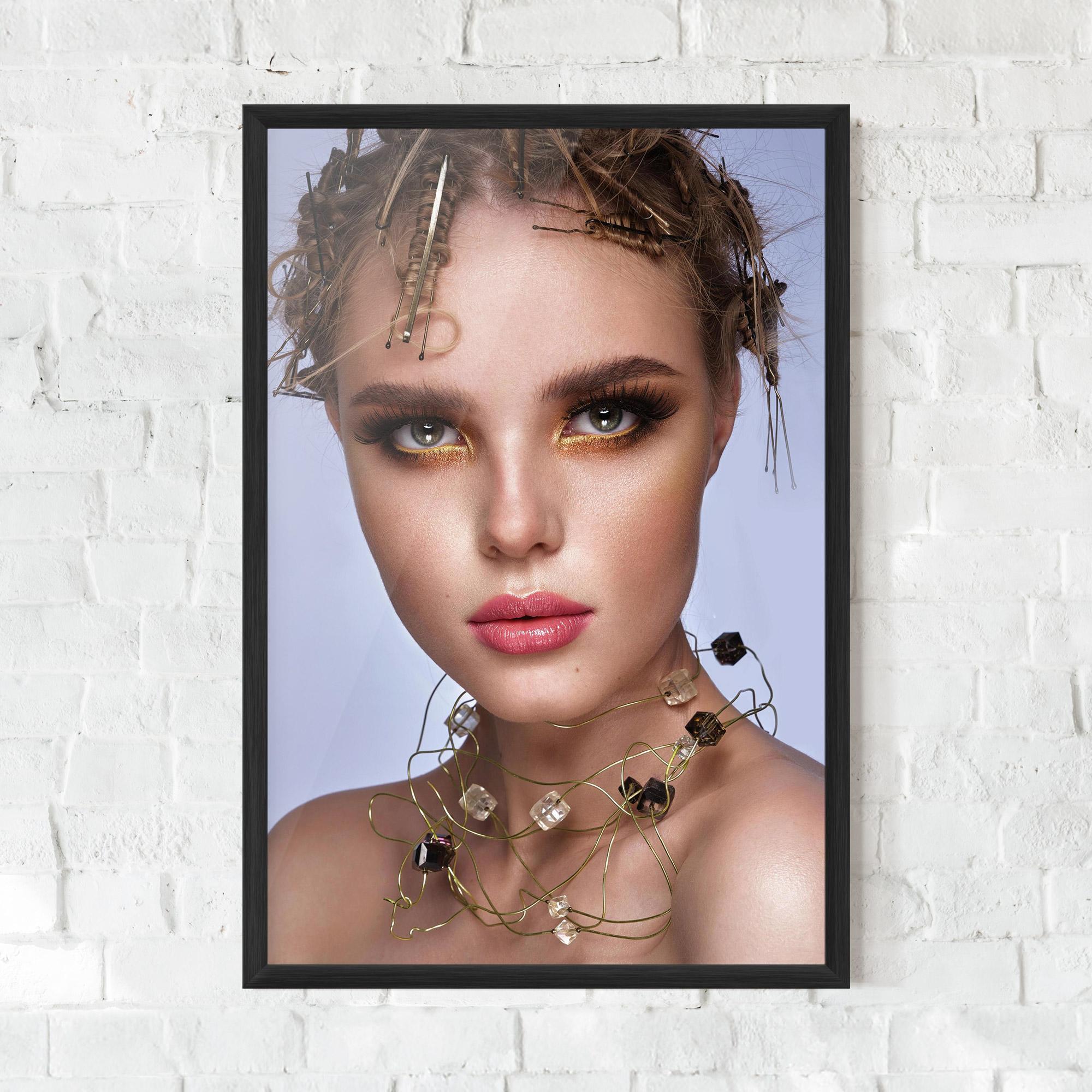 Poster Înrămat Gold Abstract Accessory mockup 0