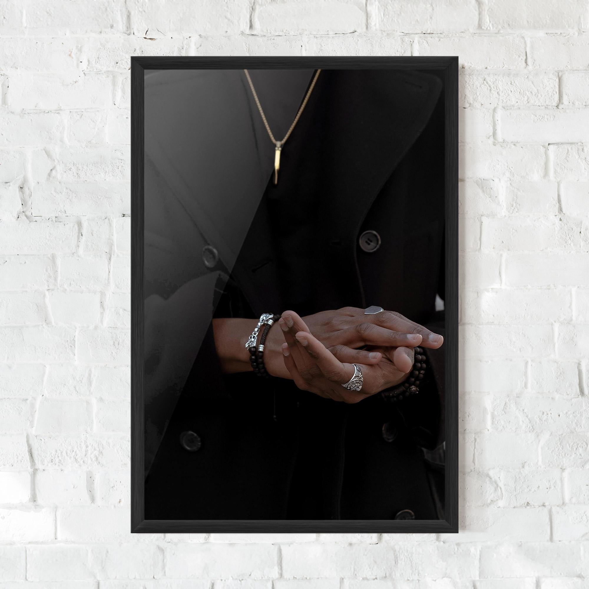 Poster Înrămat Man Accessories mockup 0