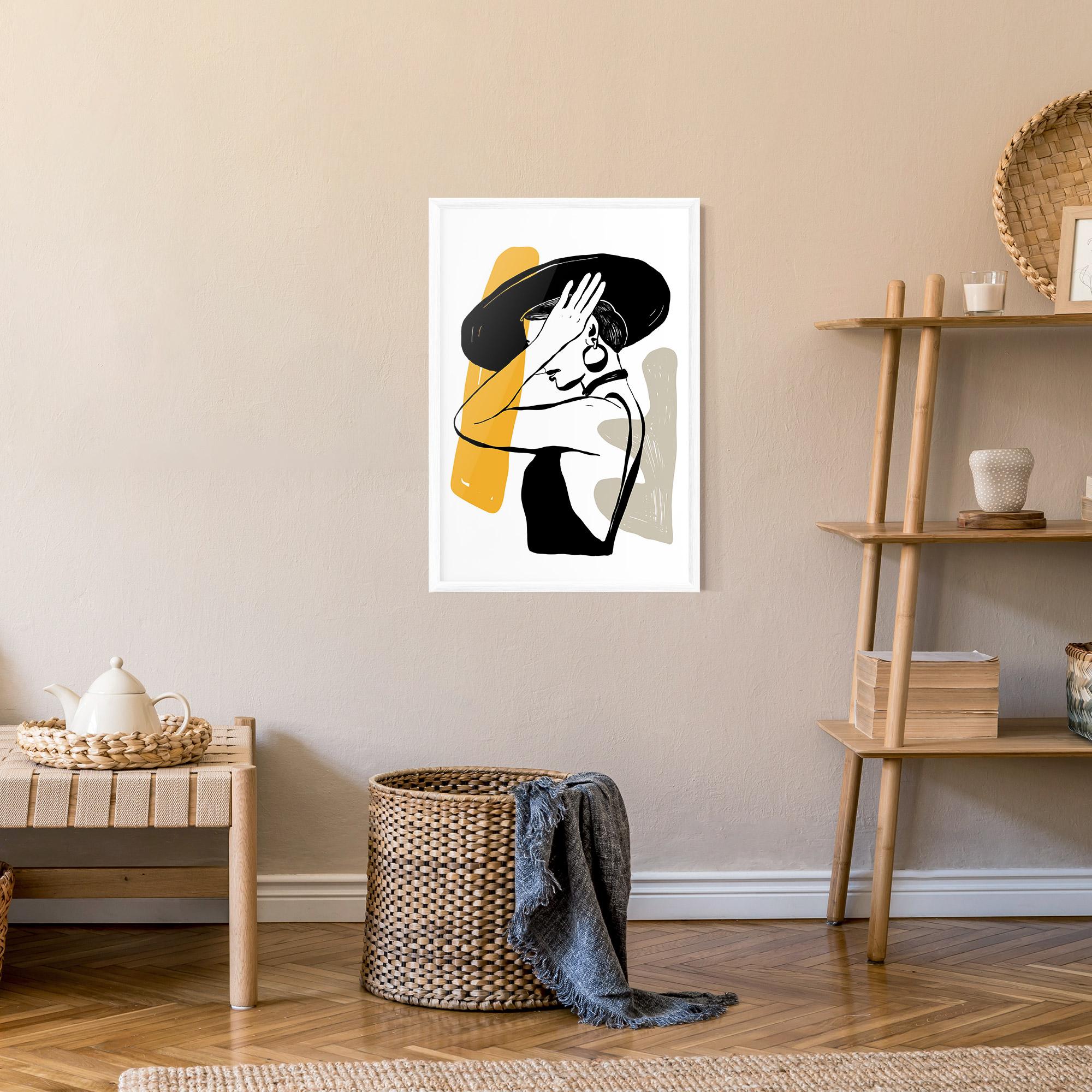 Poster Înrămat Big Earring mockup 9