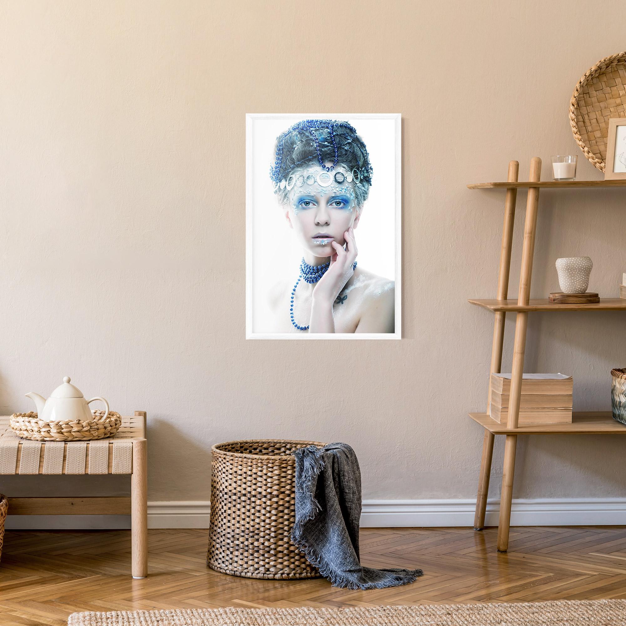 Poster Înrămat Blue Fairy Woman mockup 9