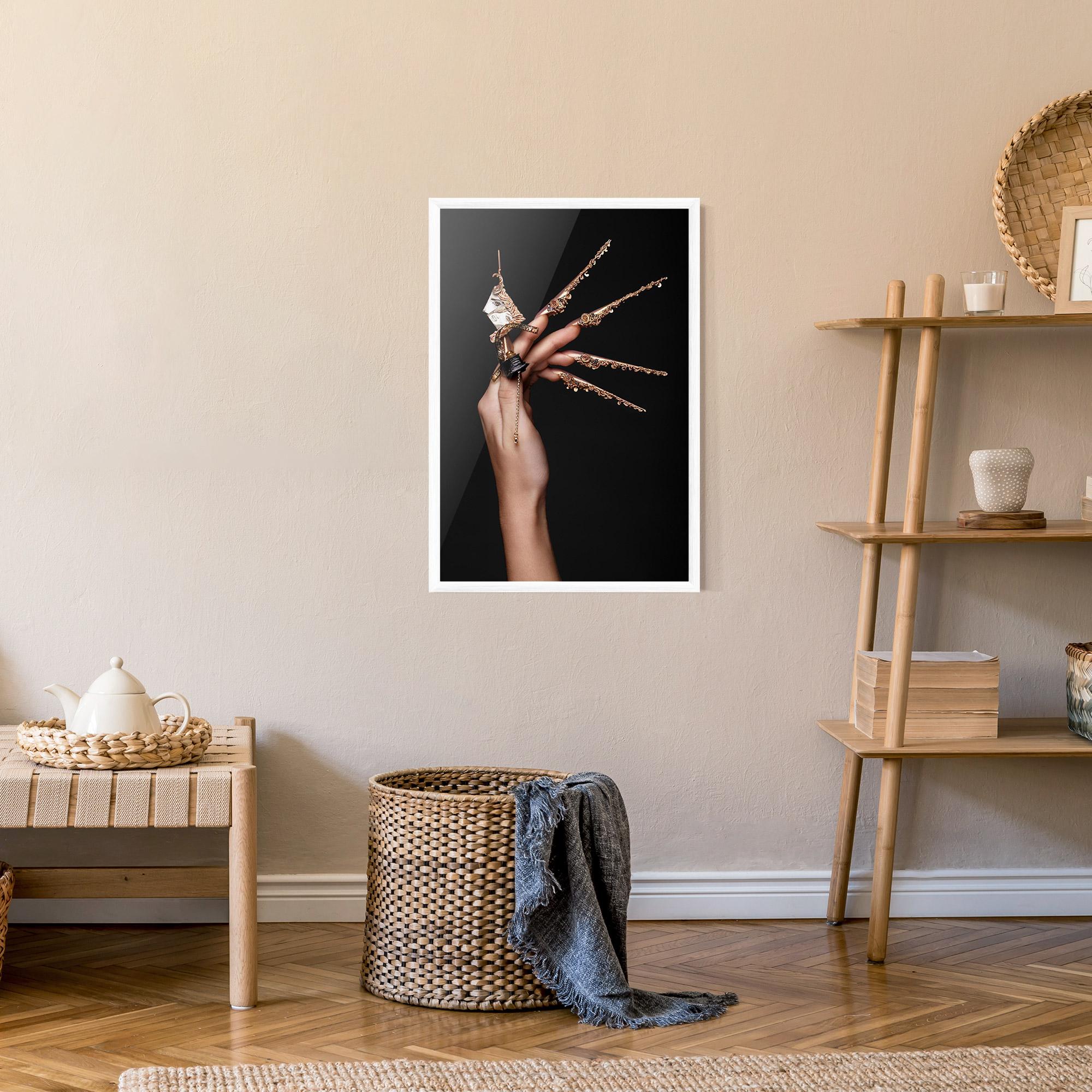 Poster Înrămat Creative Design Nails mockup 9