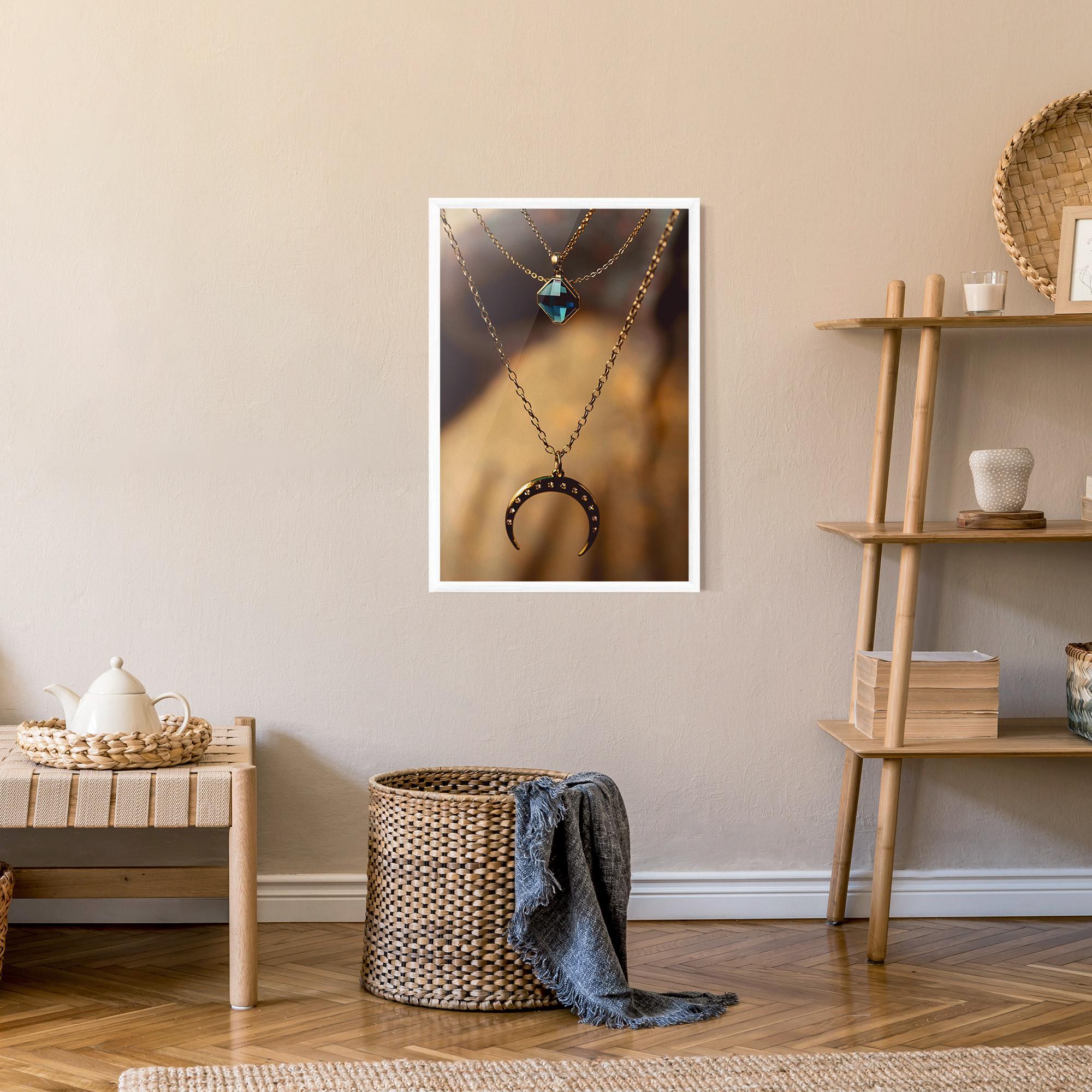 Poster Înrămat Moon Blue Necklace mockup 9