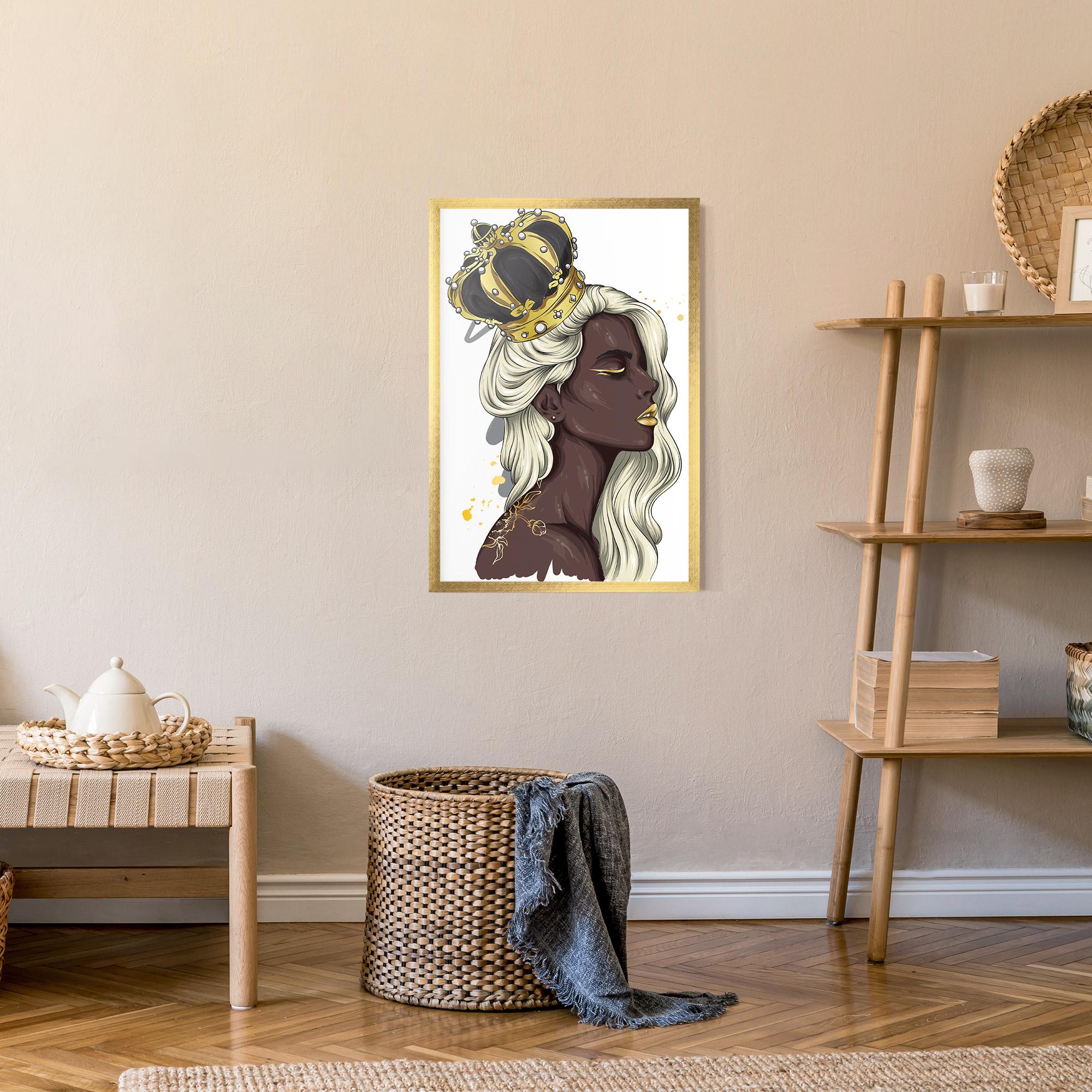 Poster Înrămat Big Black Crown mockup 9