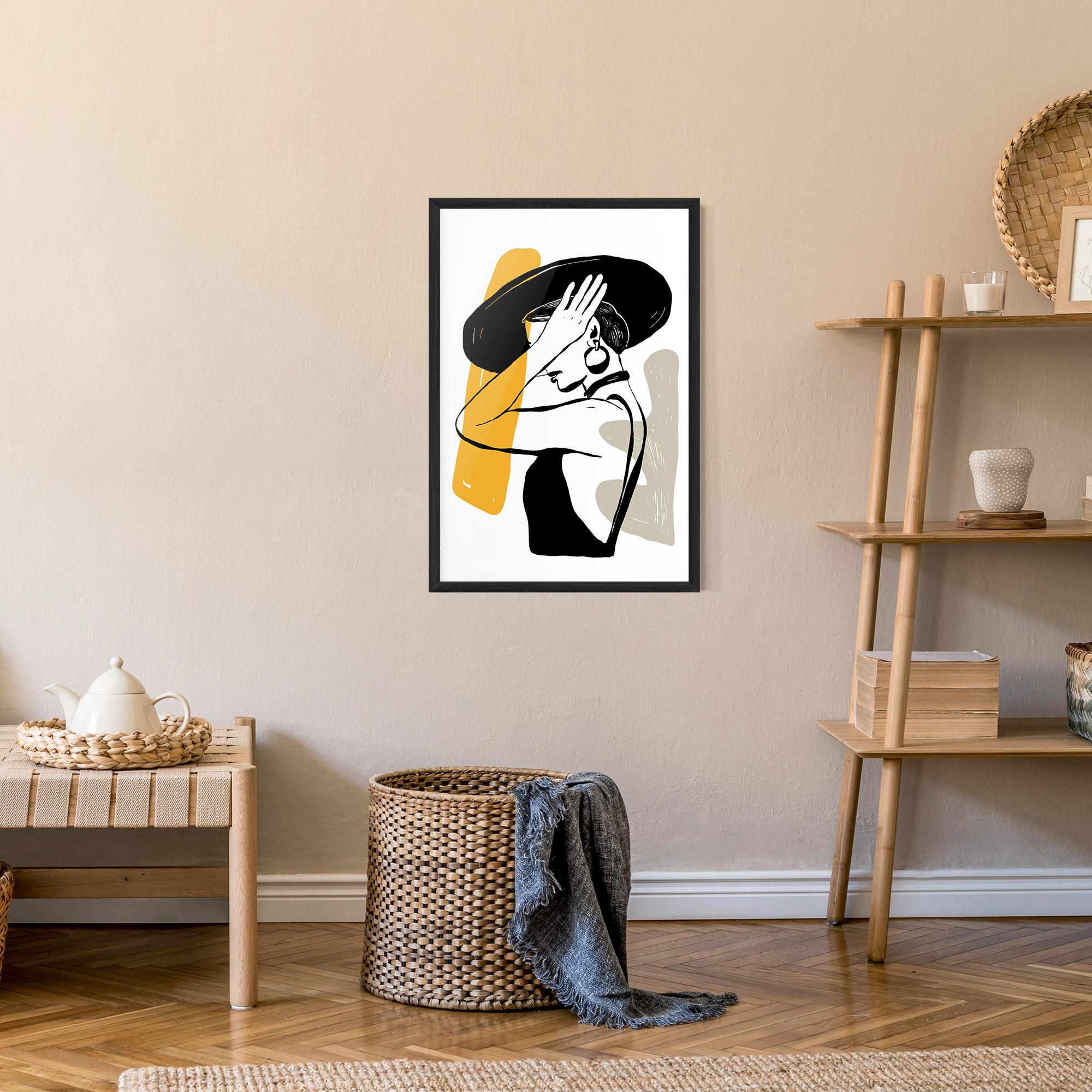 Poster Înrămat Big Earring mockup 9