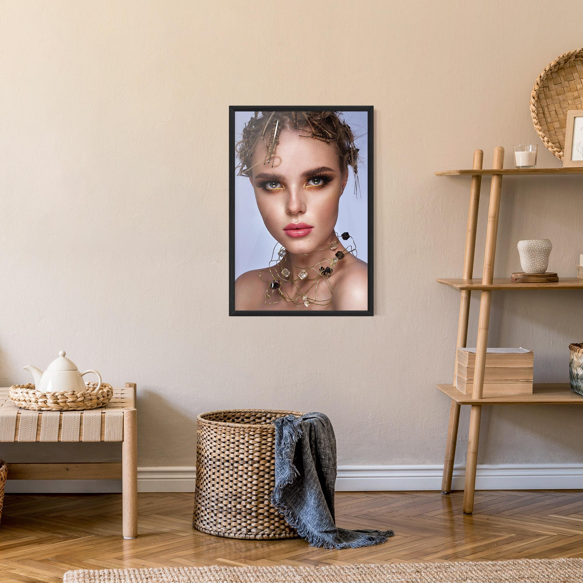 Poster Înrămat Gold Abstract Accessory mockup 9