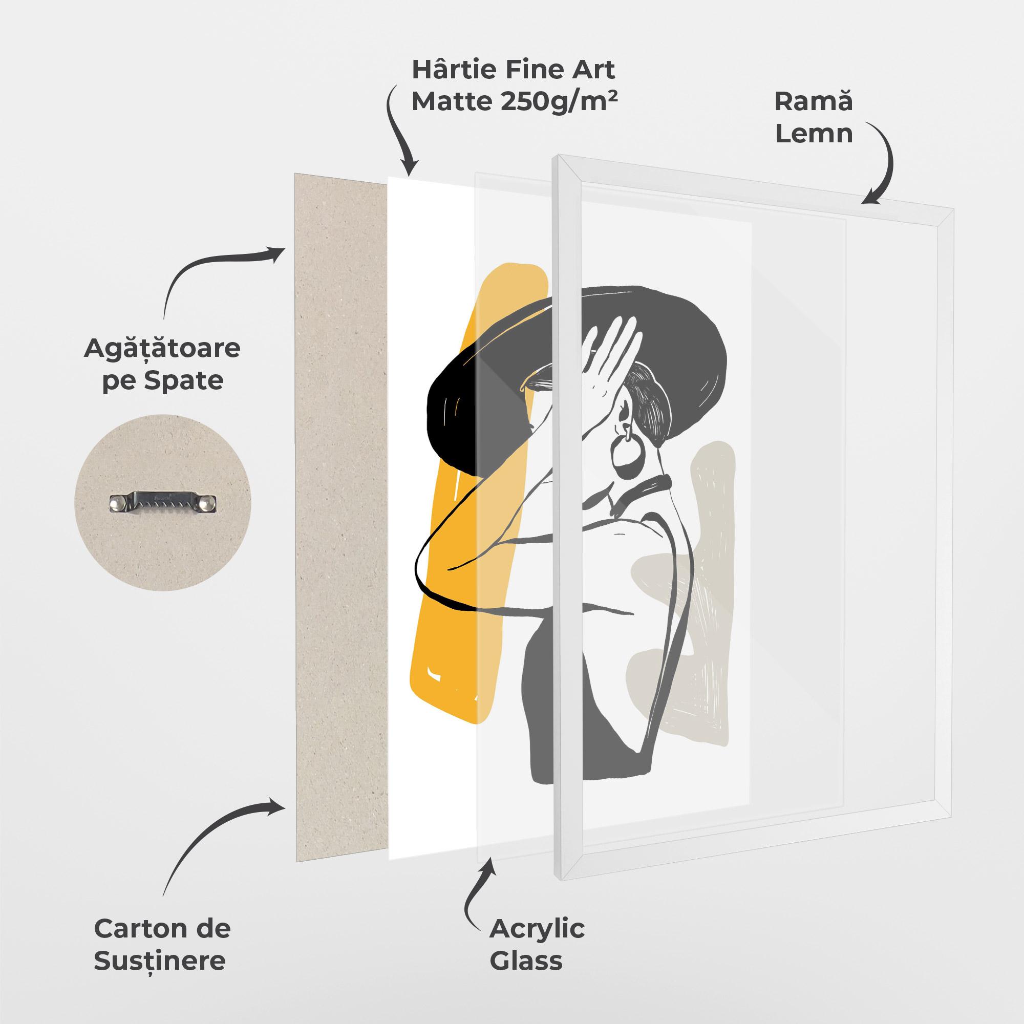 Poster Înrămat Big Earring mockup 1