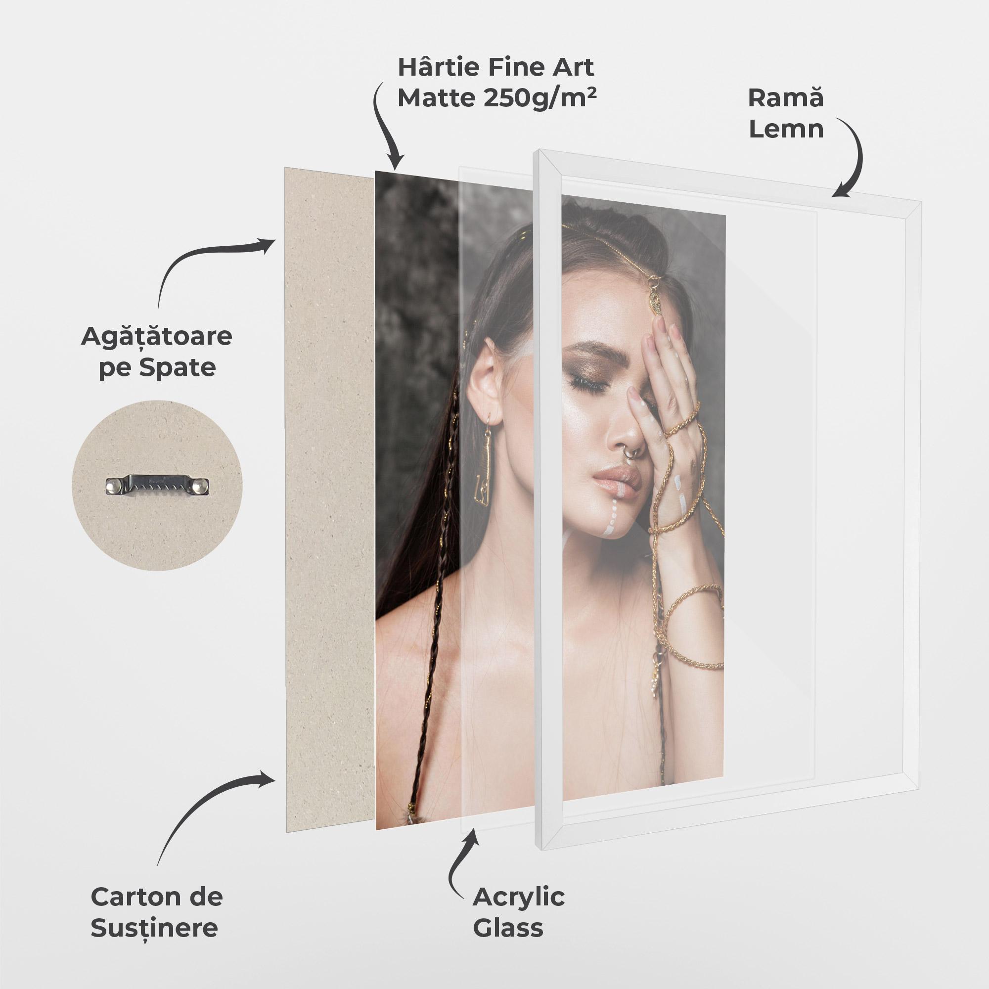 Poster Înrămat Gold Hand Accessory mockup 1