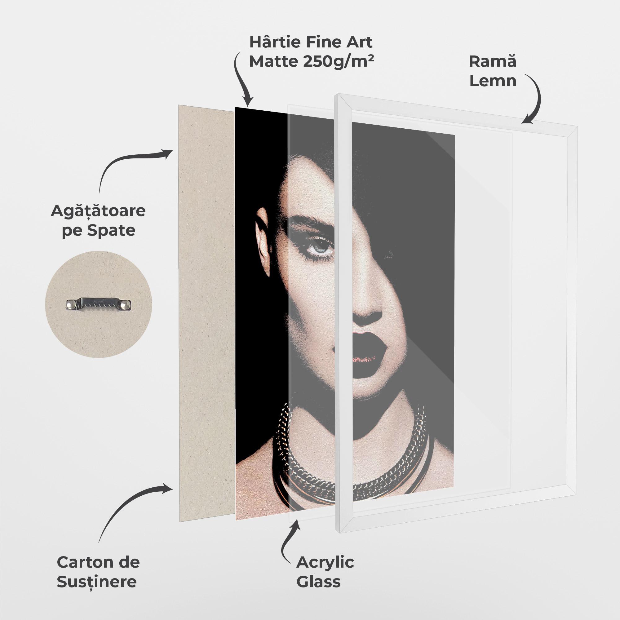 Poster Înrămat Gold Necklace mockup 1