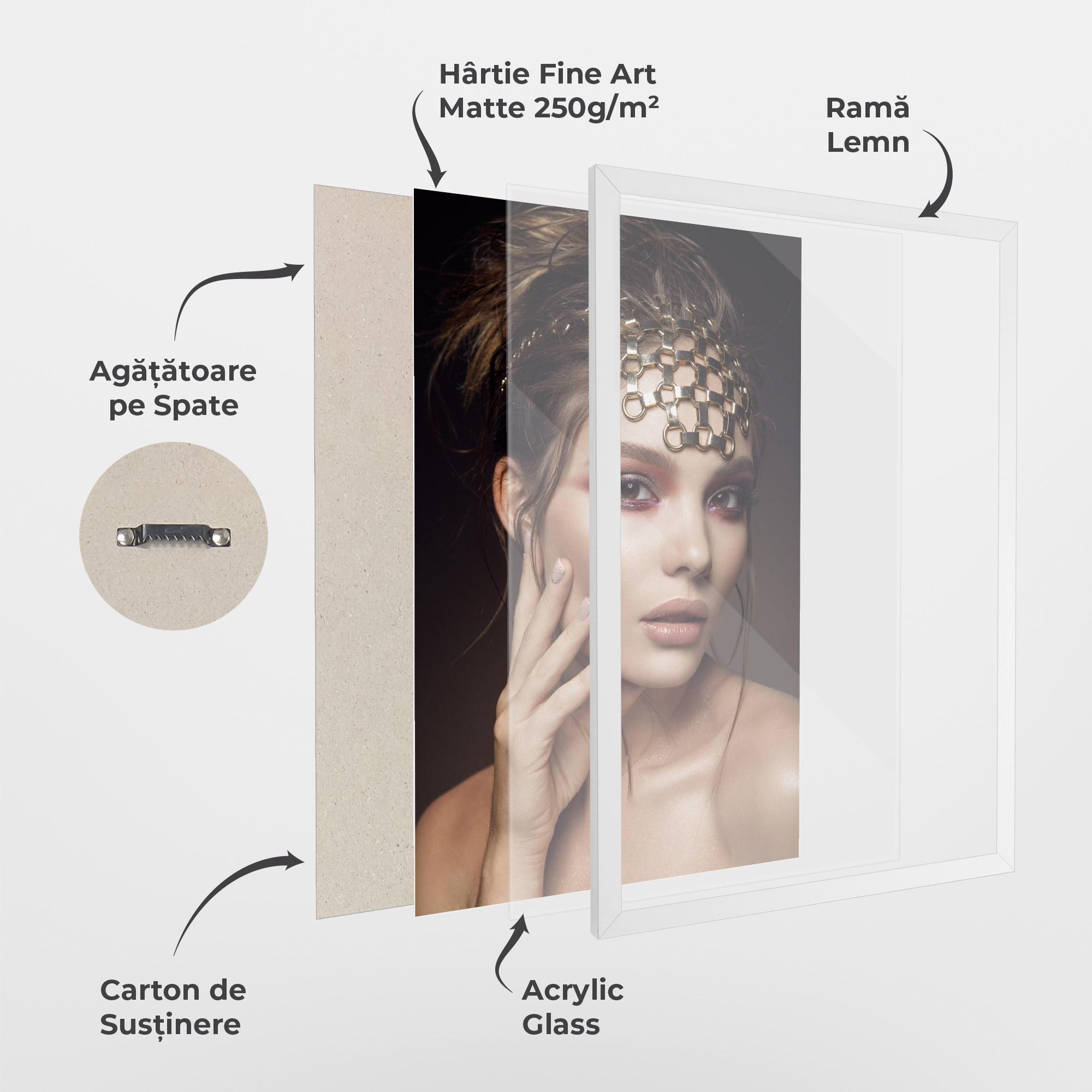 Poster Înrămat Head Accessory mockup 1