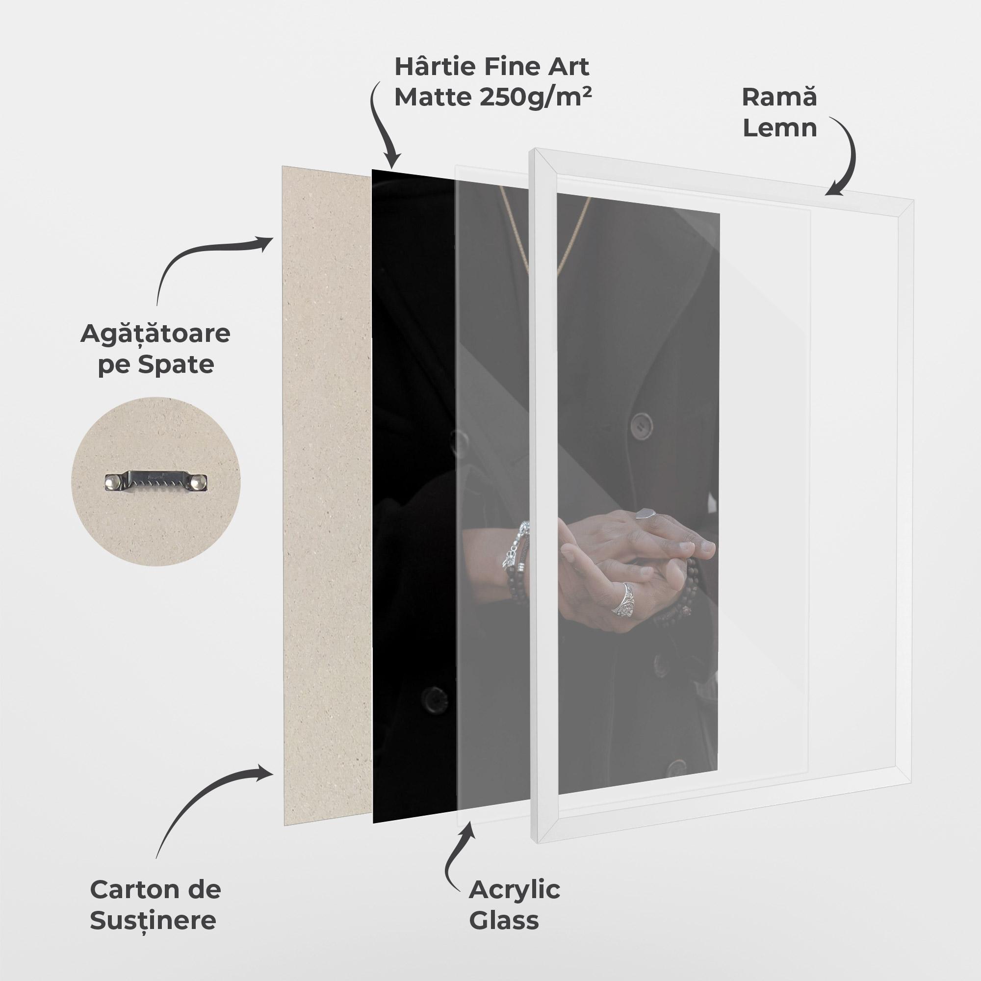 Poster Înrămat Man Accessories mockup 1