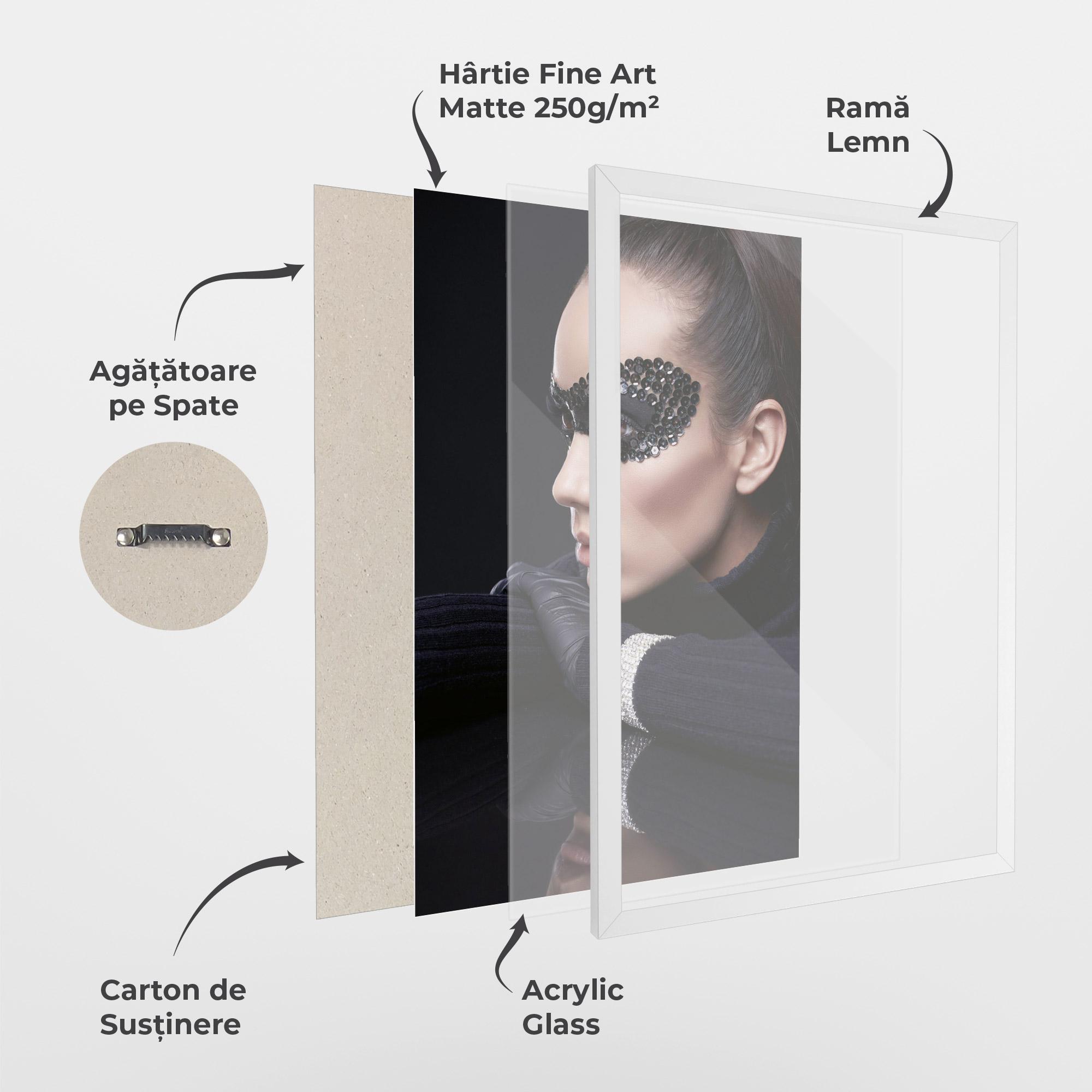 Poster Înrămat Mirrored Bracelet mockup 1