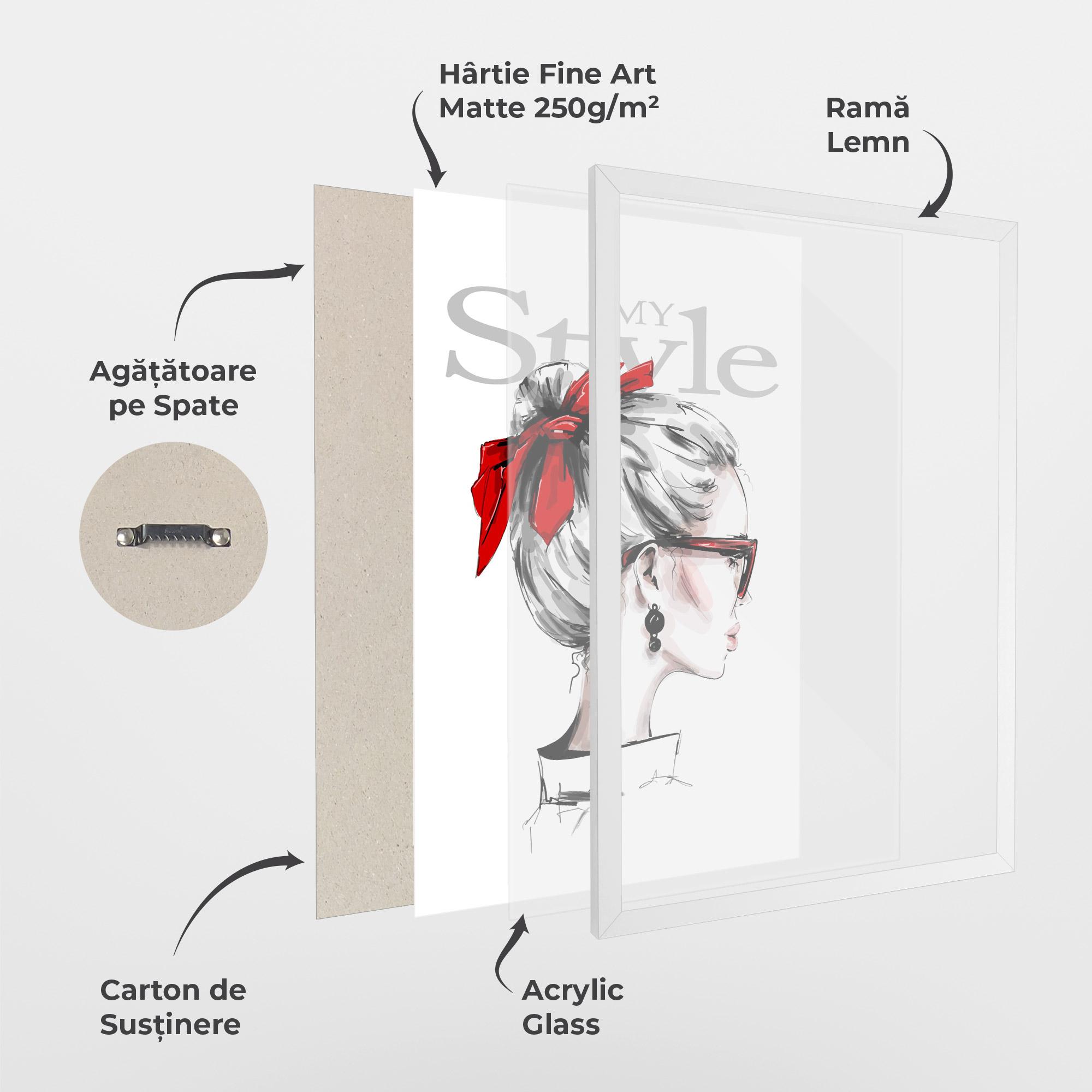 Poster Înrămat My Style mockup 1