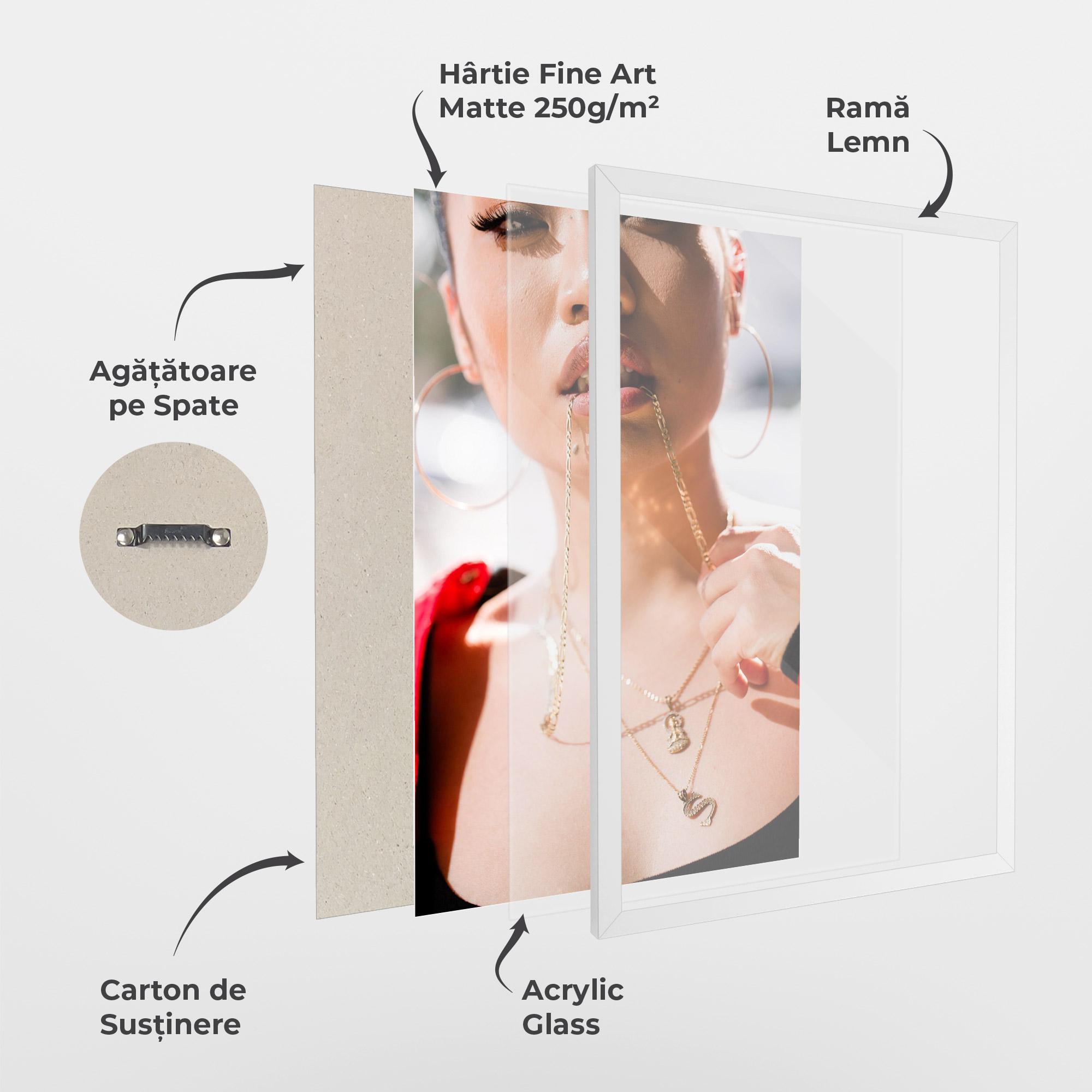 Poster Înrămat S Gold Necklace mockup 1