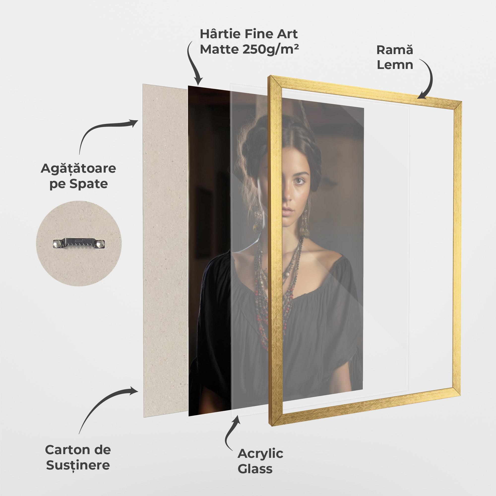 Poster Înrămat Handmade Jewelry mockup 1