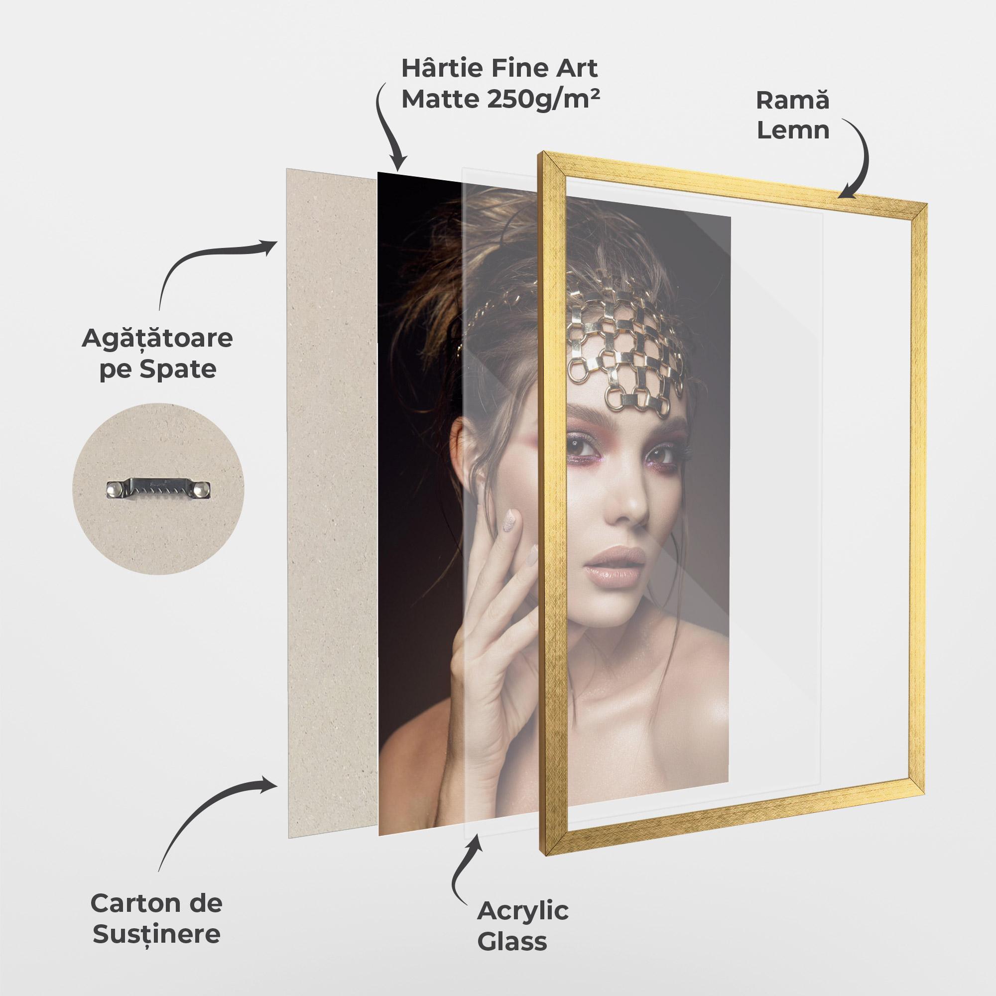 Poster Înrămat Head Accessory mockup 1