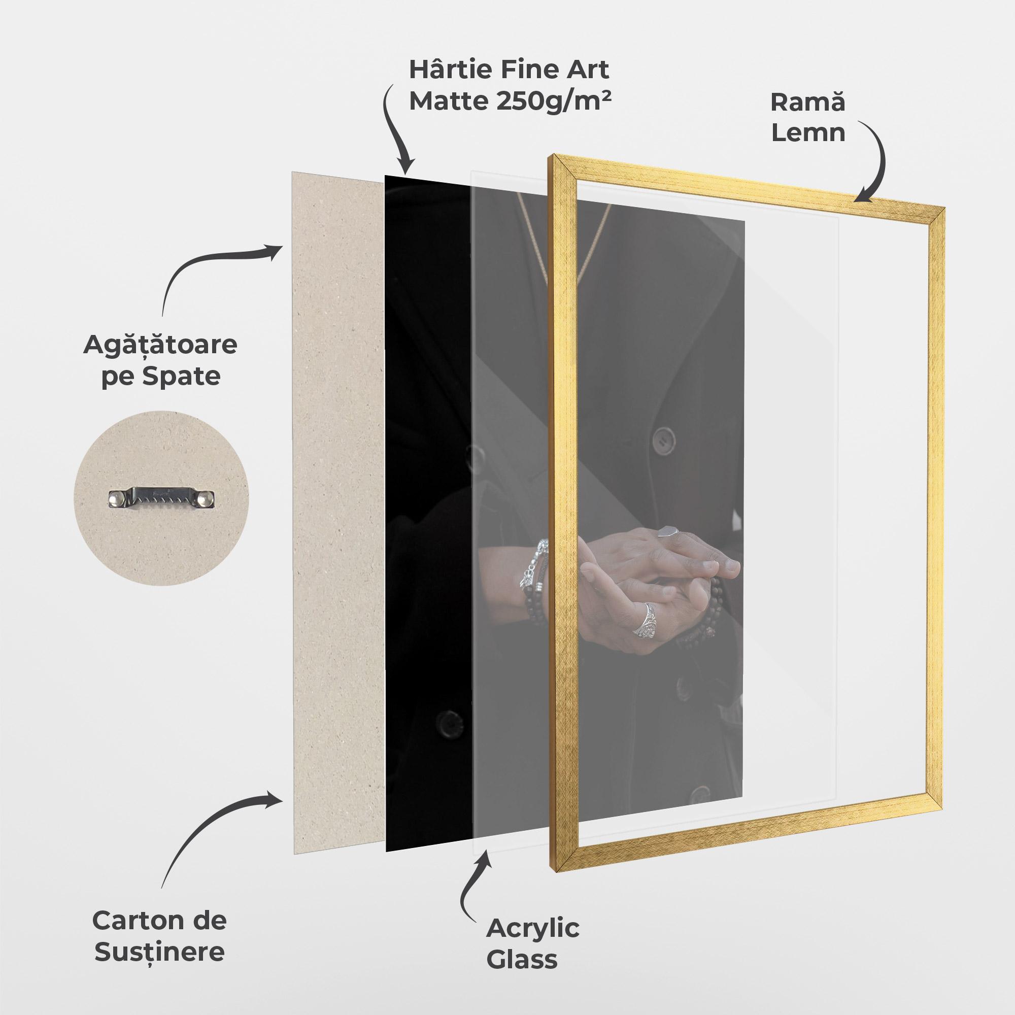 Poster Înrămat Man Accessories mockup 1