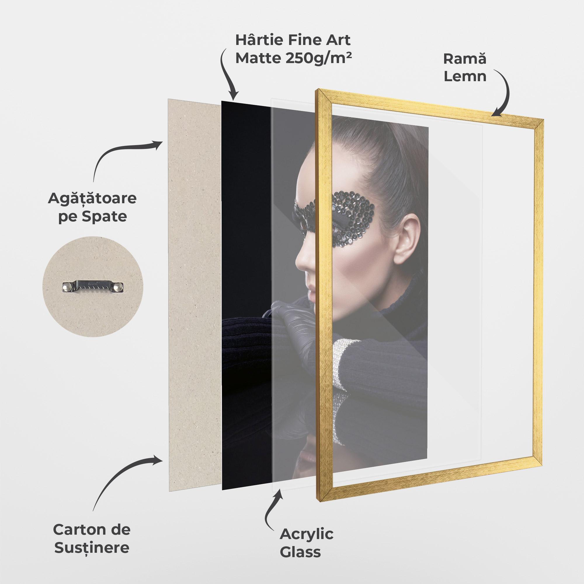 Poster Înrămat Mirrored Bracelet mockup 1