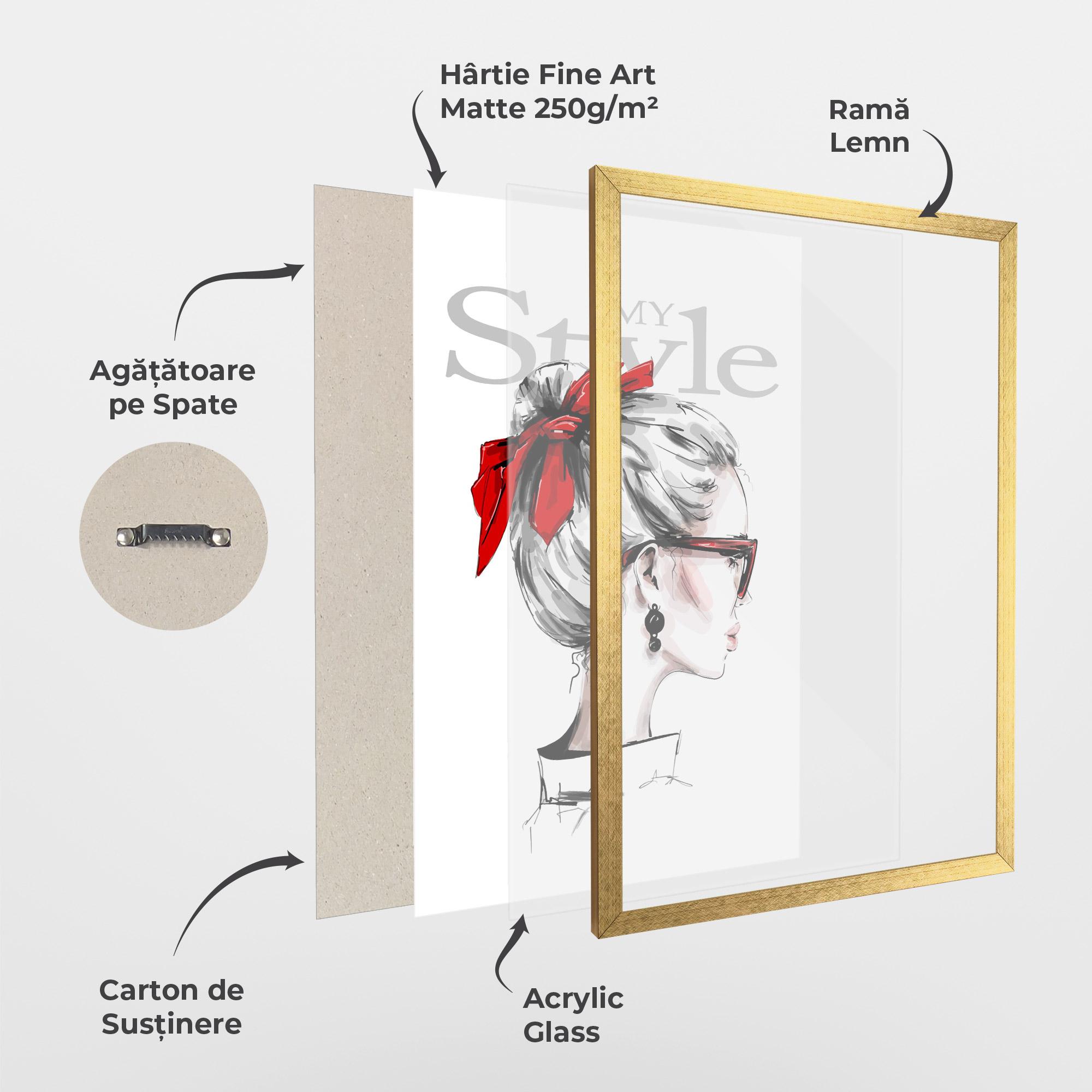 Poster Înrămat My Style mockup 1