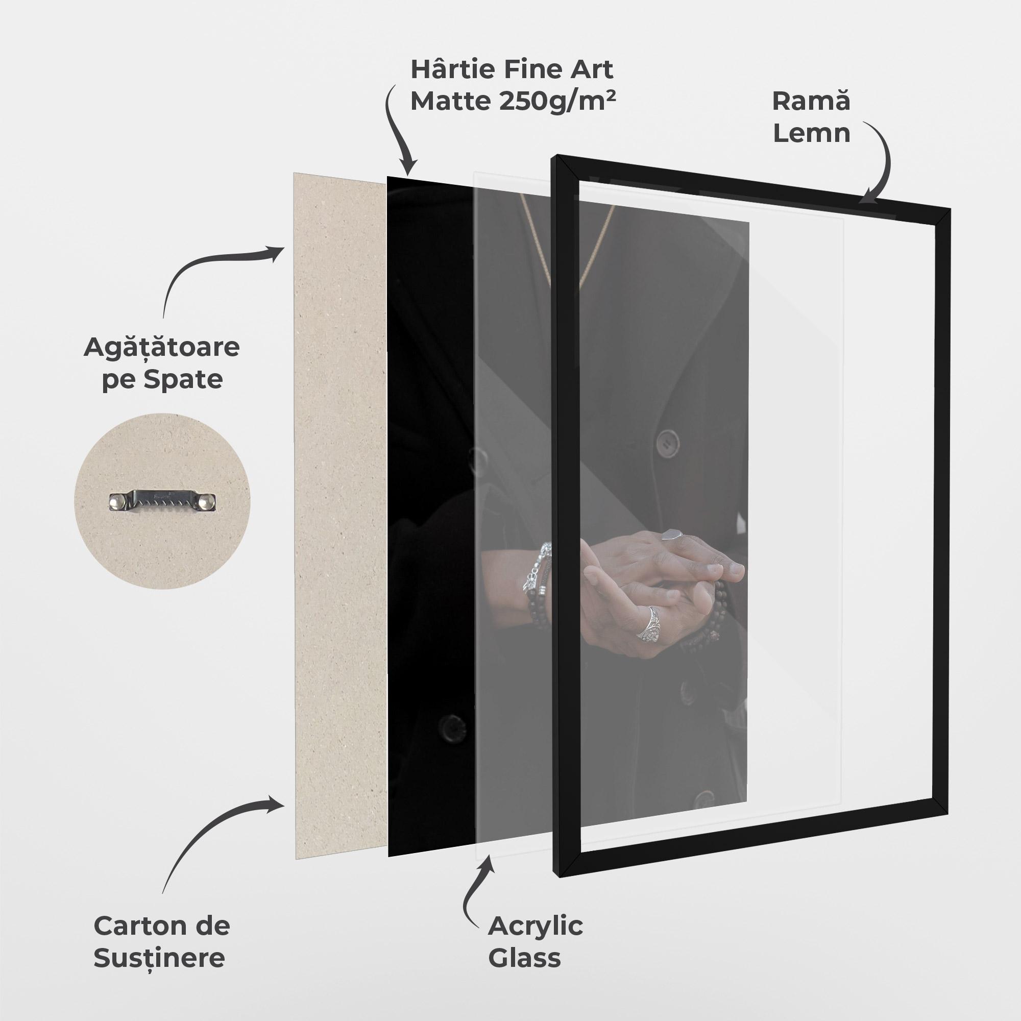 Poster Înrămat Man Accessories mockup 1