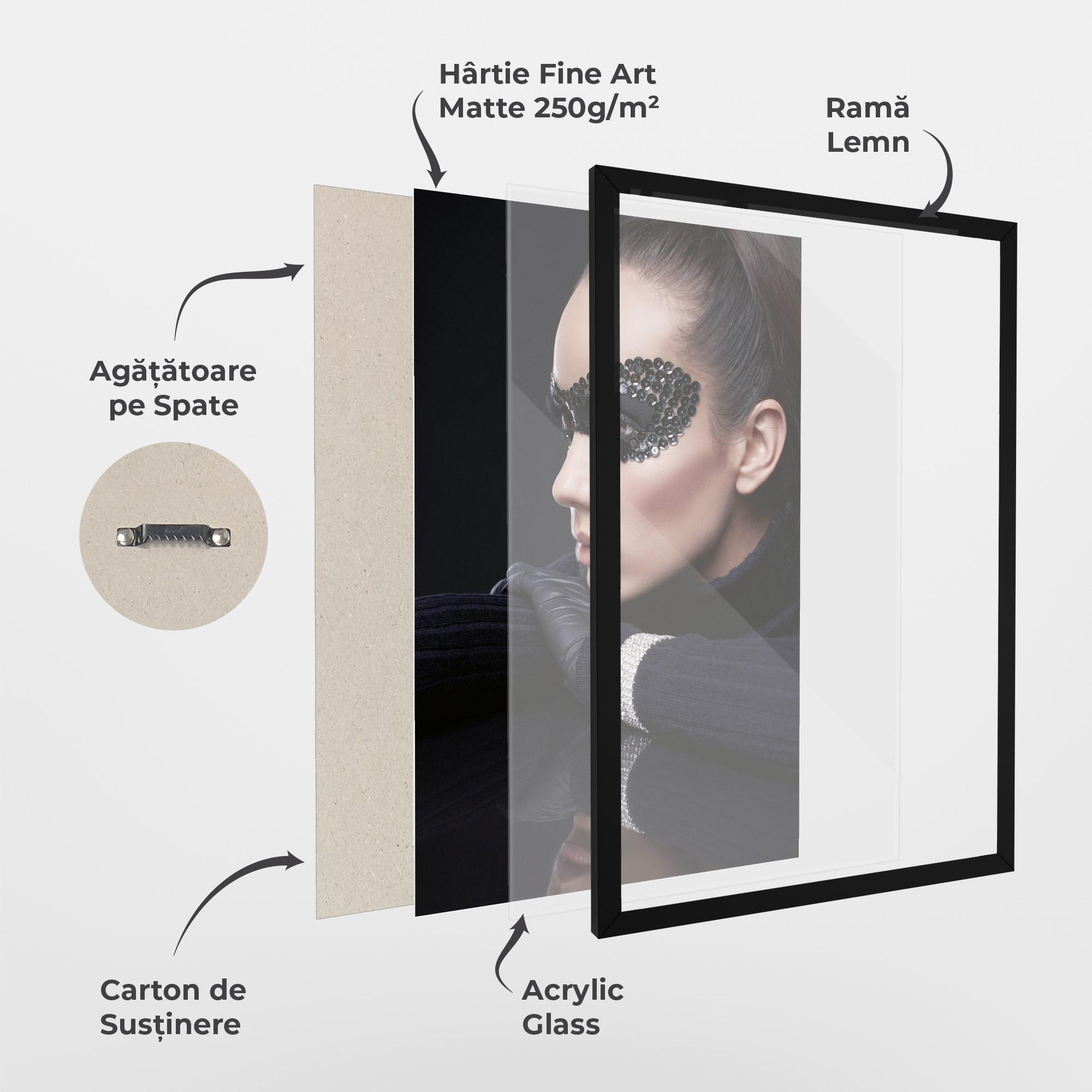 Poster Înrămat Mirrored Bracelet mockup 1