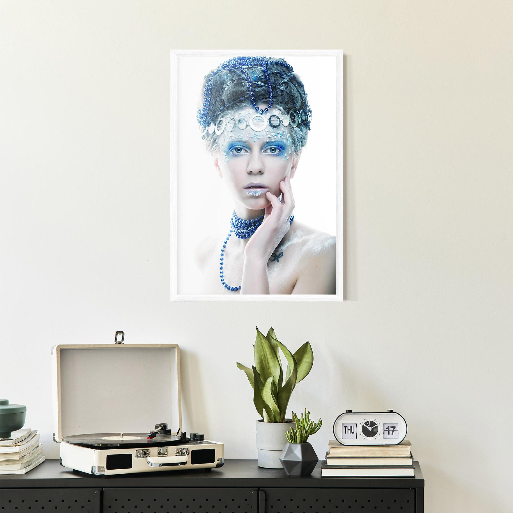 Poster Înrămat Blue Fairy Woman mockup 2