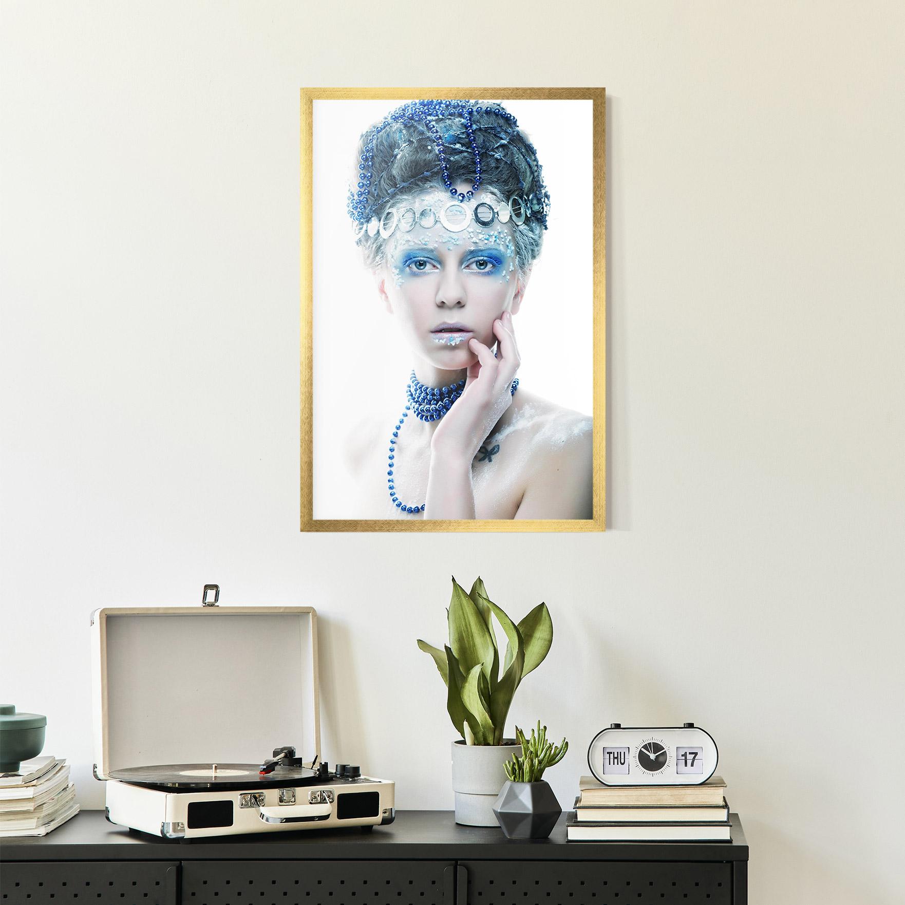 Poster Înrămat Blue Fairy Woman mockup 2