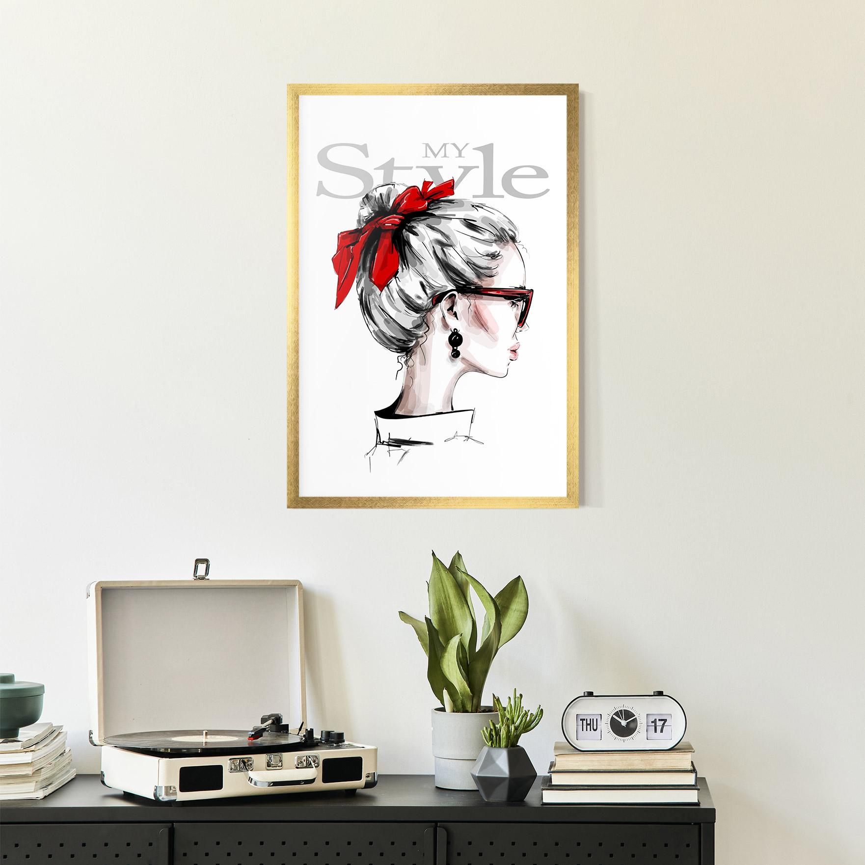 Poster Înrămat My Style mockup 2