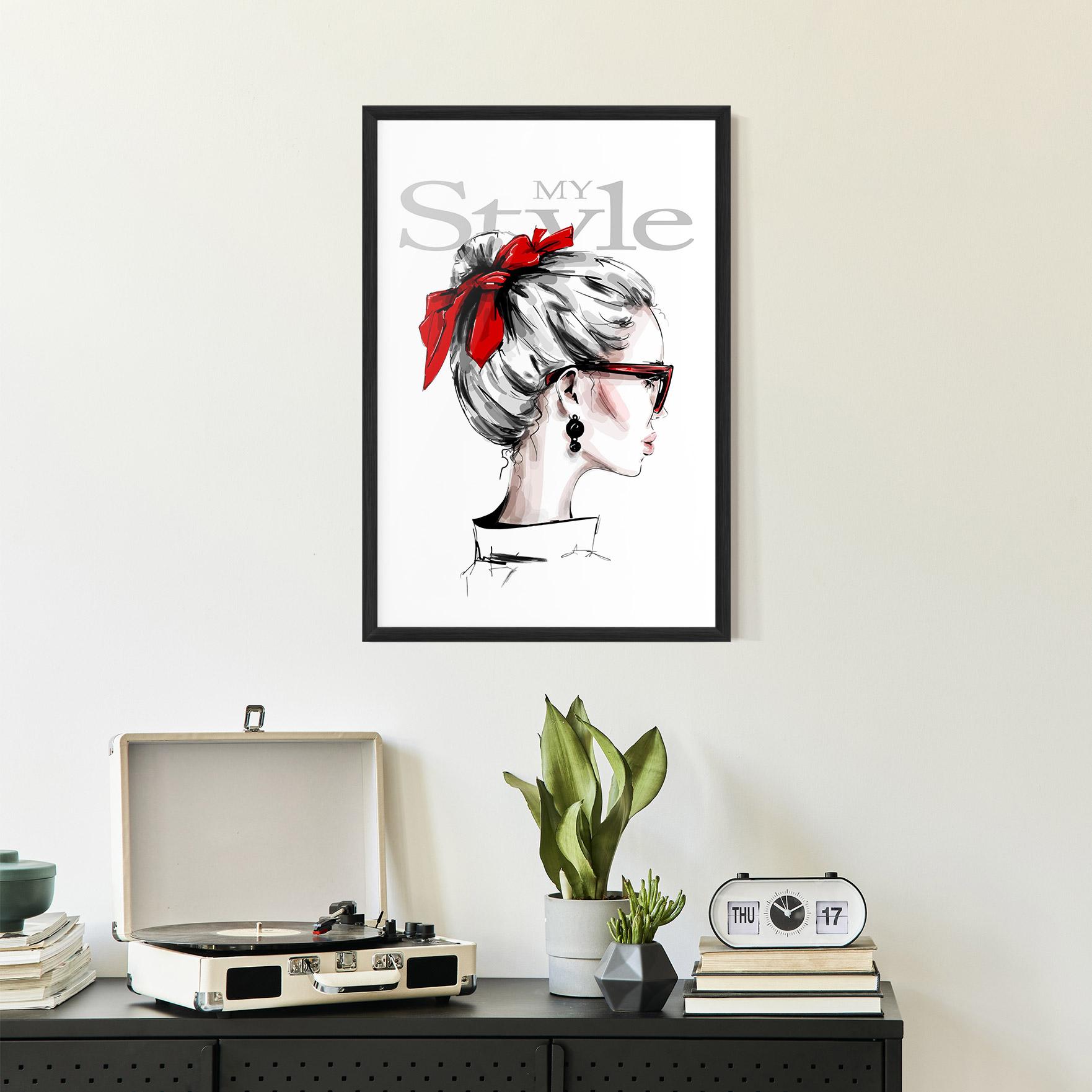 Poster Înrămat My Style mockup 2