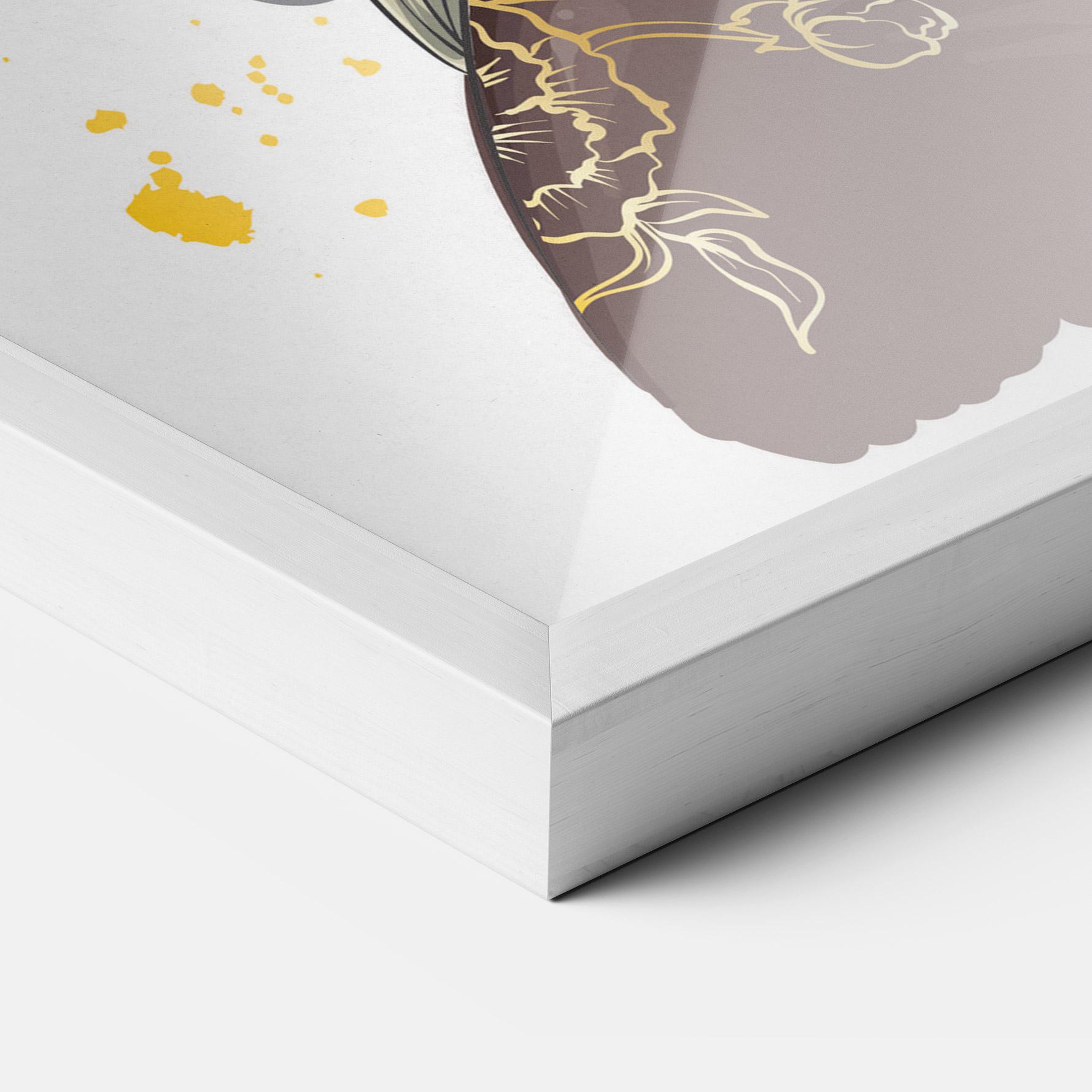 Poster Înrămat Big Black Crown mockup 3