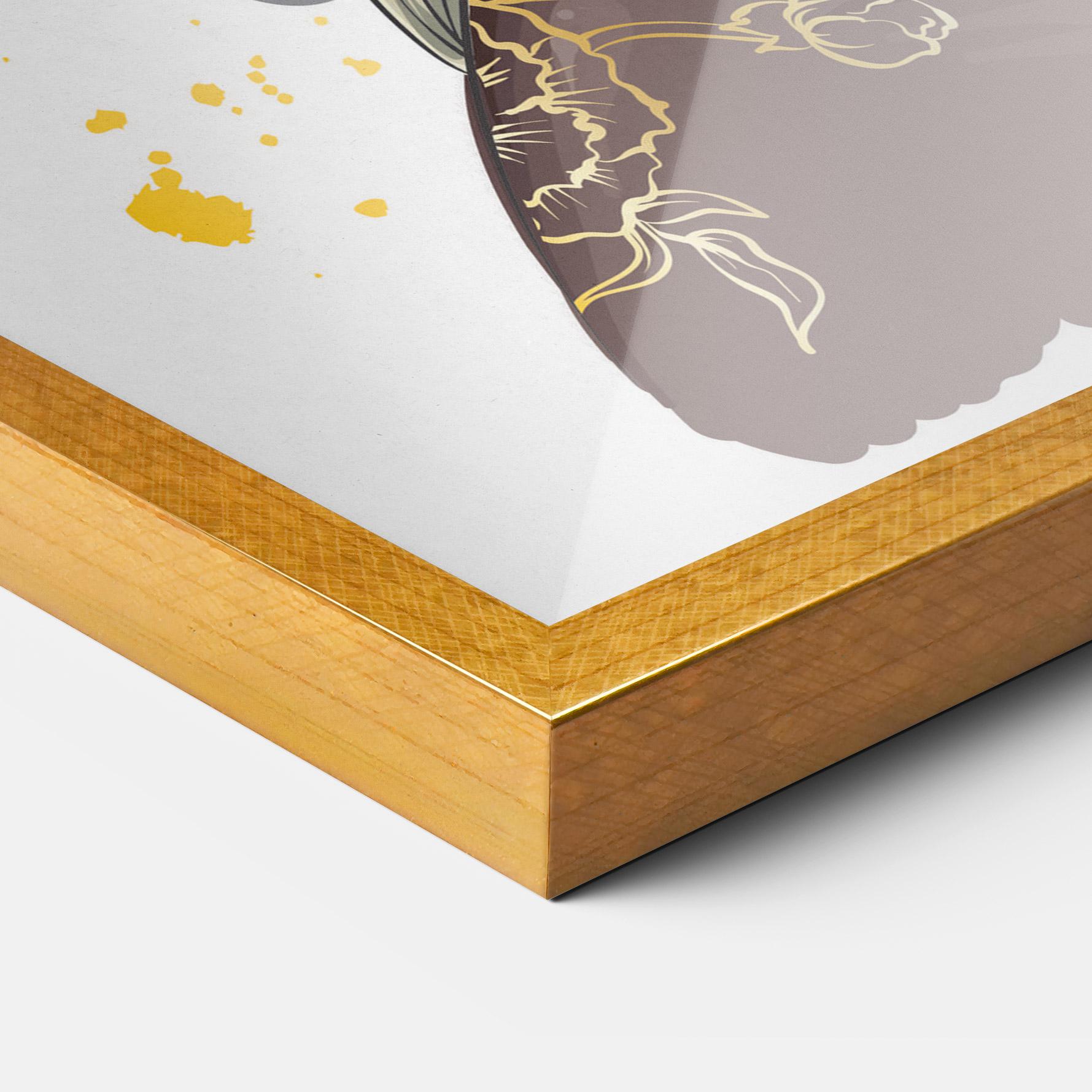 Poster Înrămat Big Black Crown mockup 3